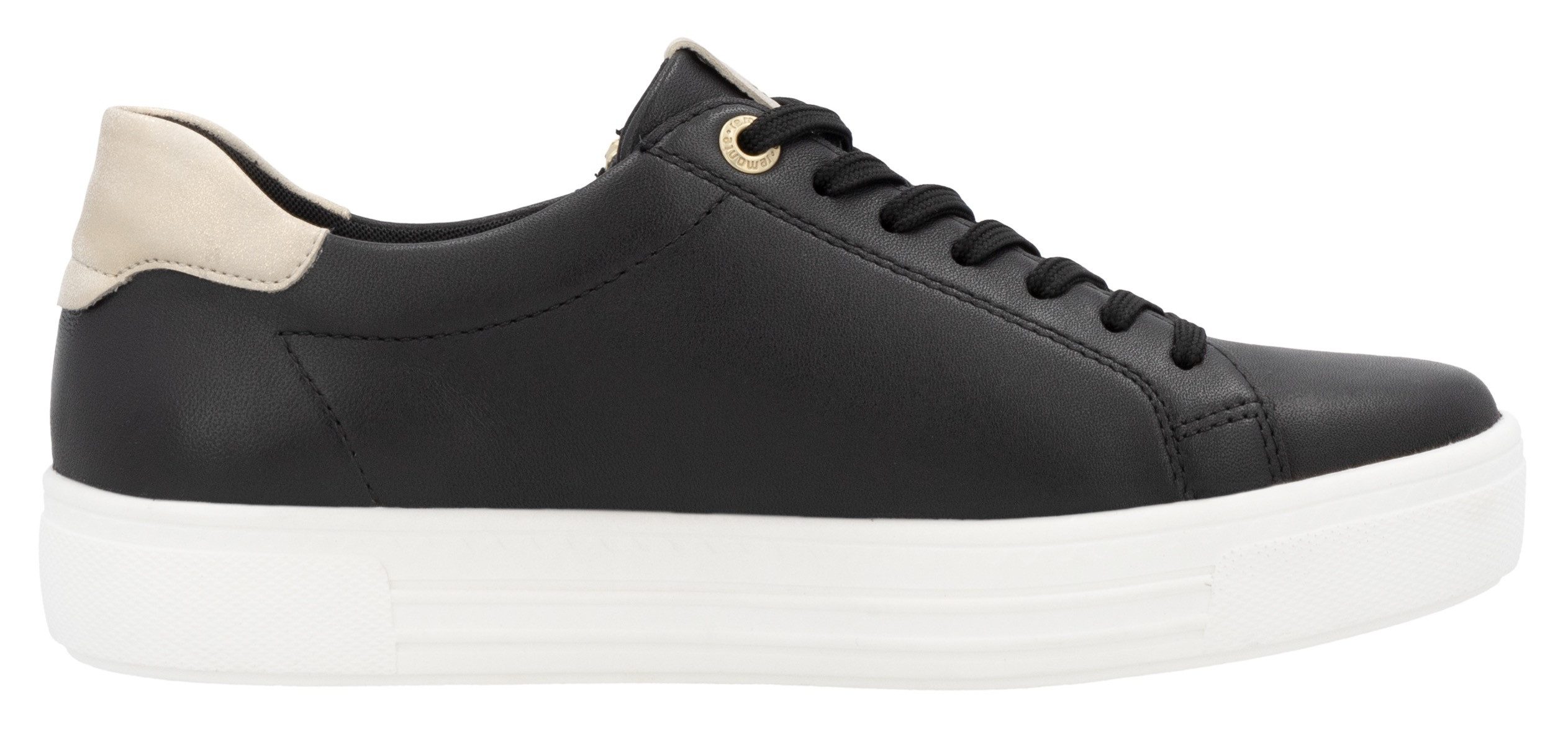 Remonte Plateausneakers , vrijetijdsschoen, lage schoen, veterschoen, uitneembare zachte inlegzool