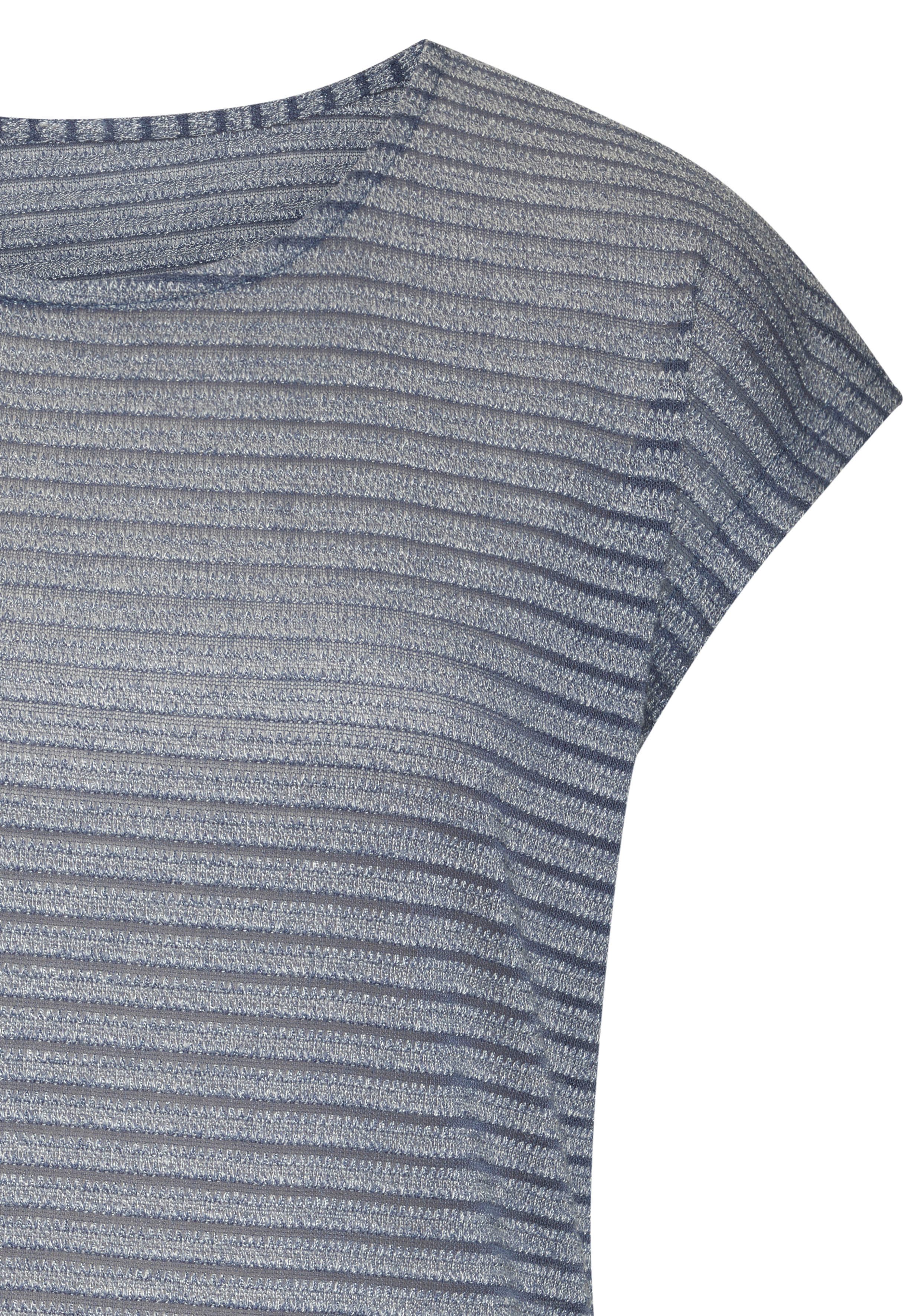 Vivance Shirt met korte mouwen In streep-look van onderhoudsvriendelijke viscosekwaliteit