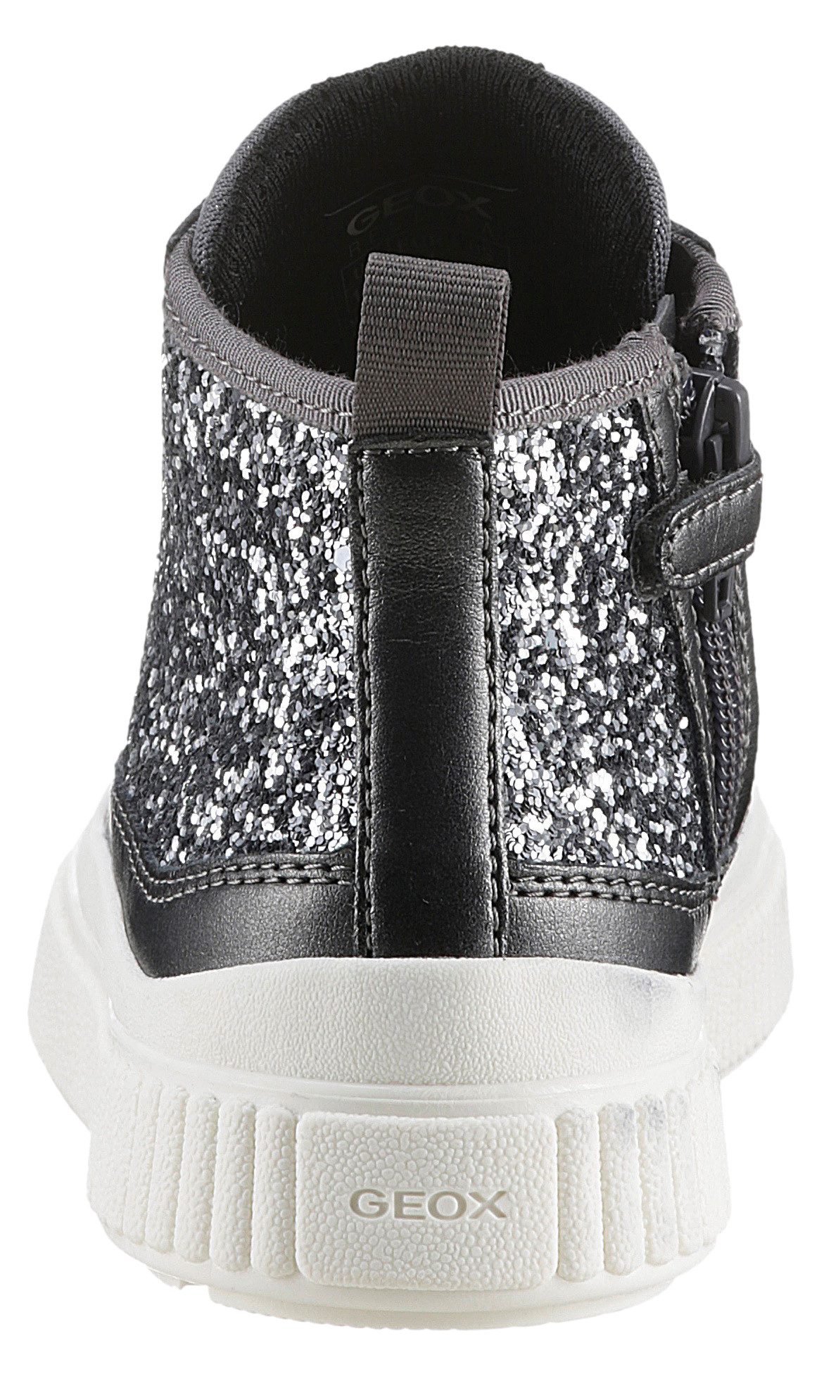 Geox Sneakers J LAQUINNY GIRL D High top sneaker, veterschoenen, freizeitschoen met plateausool