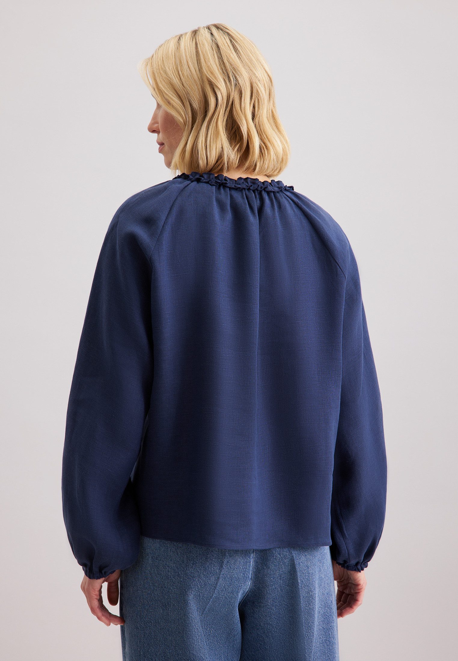 seidensticker Klassieke blouse Zwarte roos