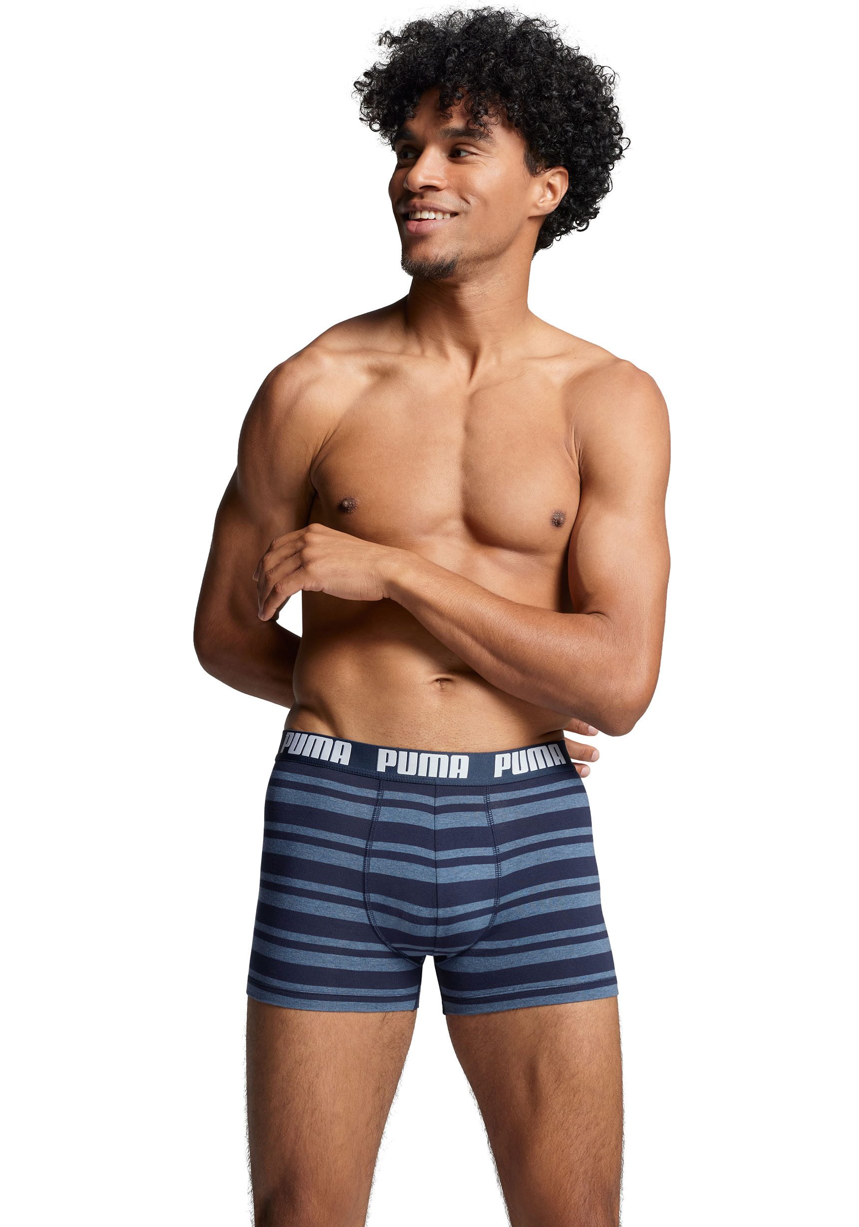 PUMA Boxershort weefband met logo (2 stuks, Set van 2)