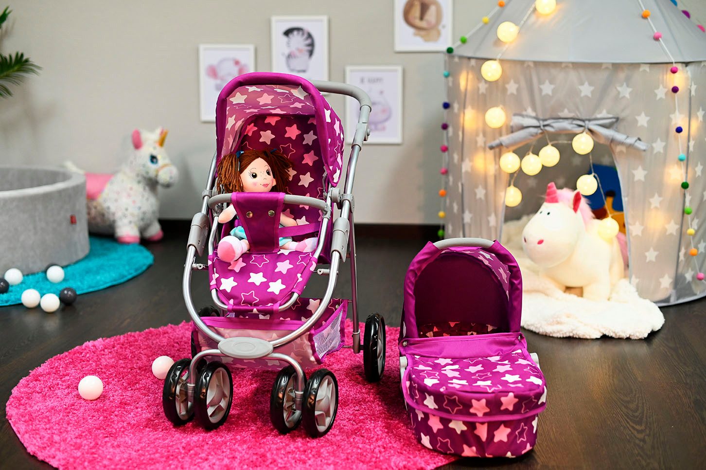 Knorrtoys® Combi-poppenwagen Coco