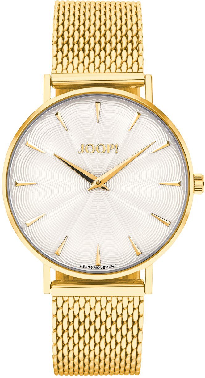 Joop! Kwartshorloge 2027243 Horloge, dameshorloge, roestvrijstalen band, waterdicht tot 5 bar