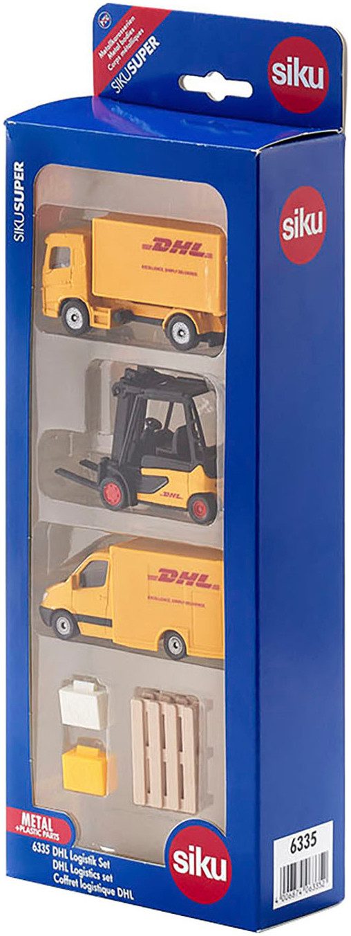 Siku Speelgoed vrachtwagen DHL logistiek set (6335)