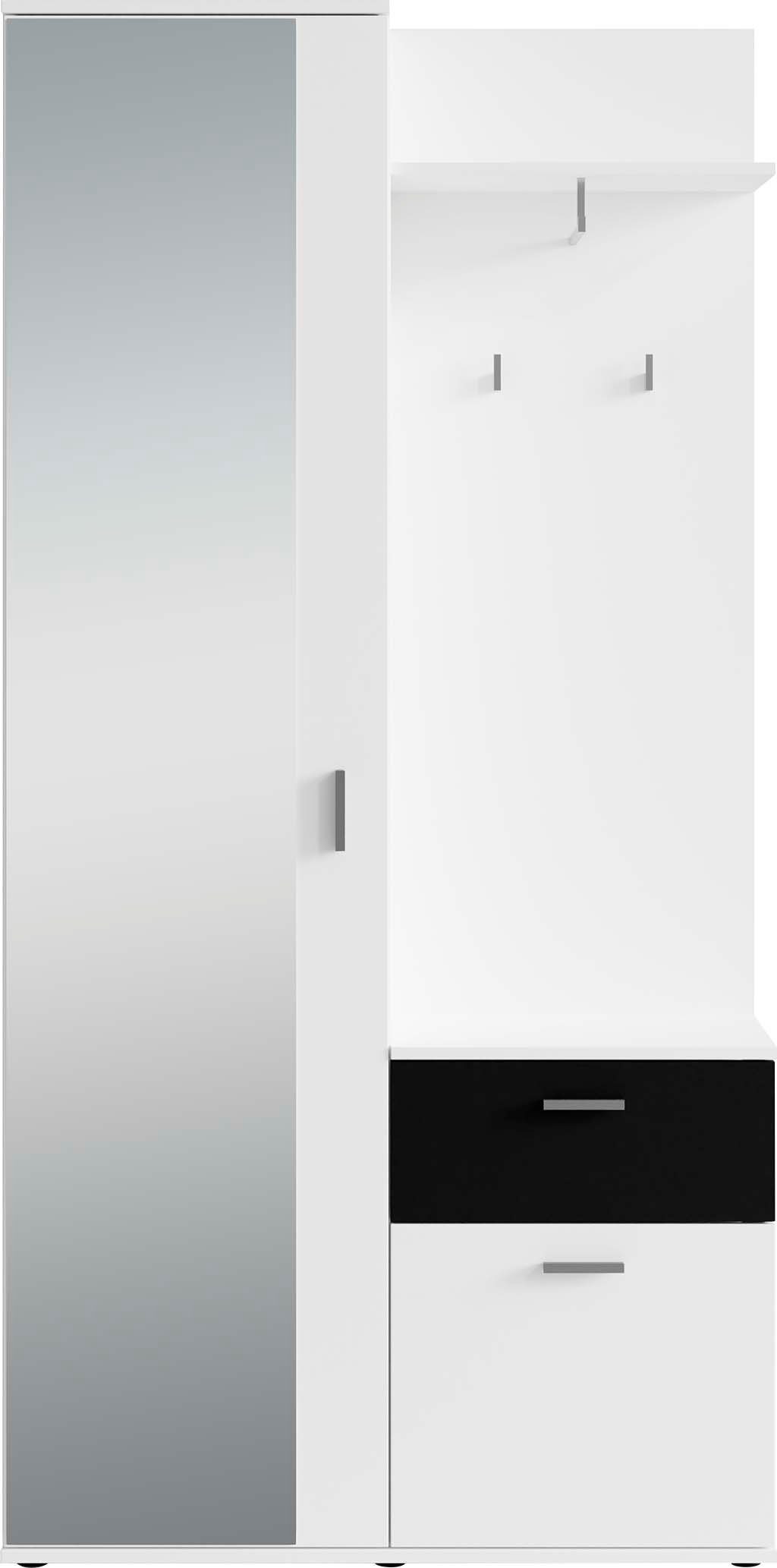 INOSIGN Compact kapstokmeubel Jakob met grote spiegel en planchet, breedte 97 cm