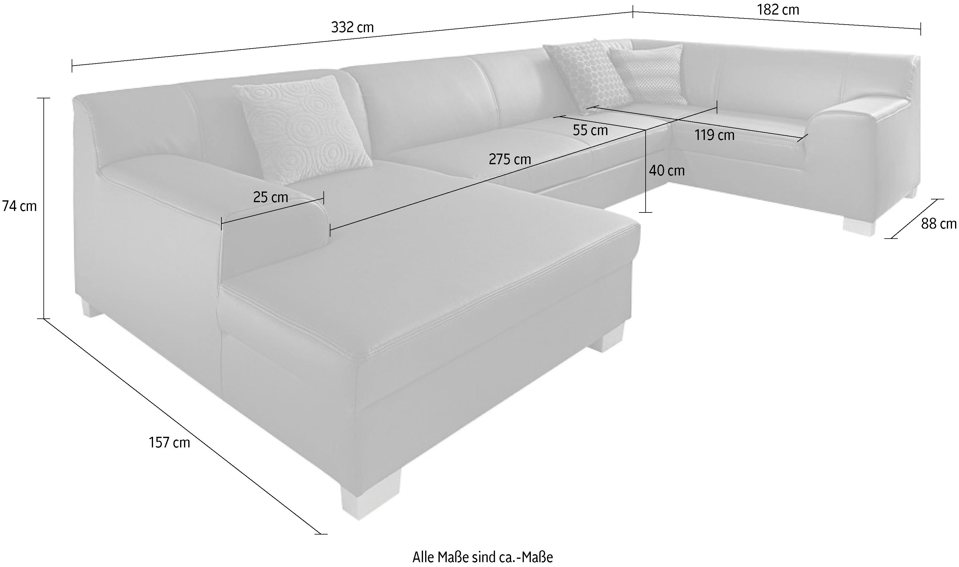 DOMO collection Zithoek Amando U-vorm