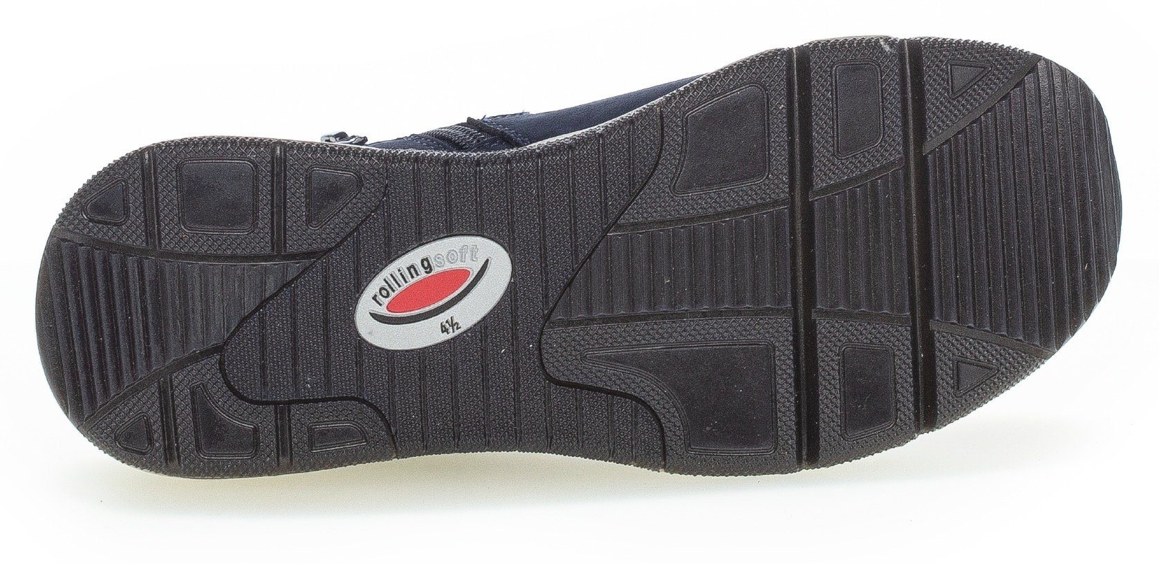 Gabor Rollingsoft Chelsea-boots enkellaarsje, instapschoen, high top sneaker met logo op de hiel