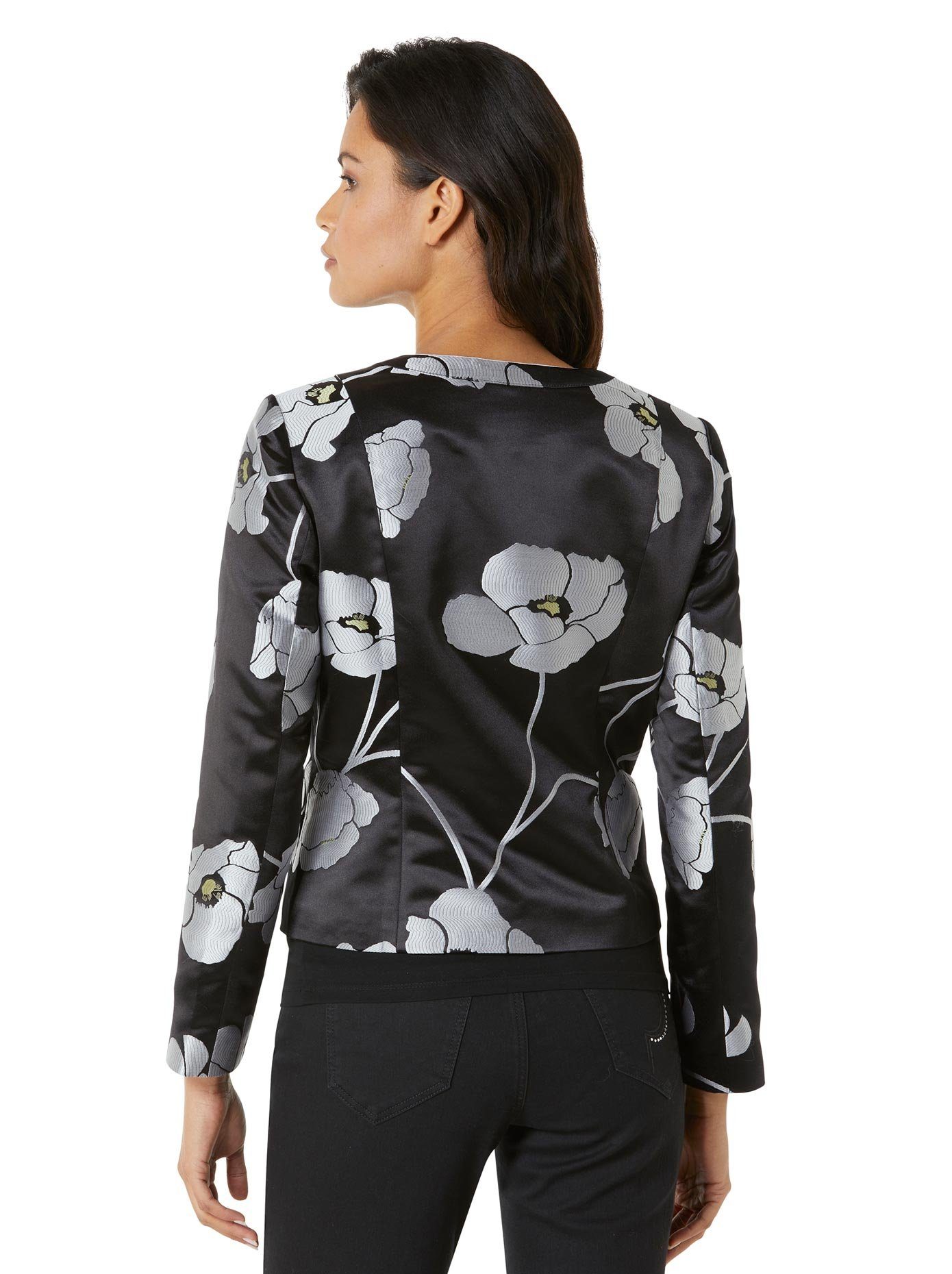 CREATION L PREMIUM Korte blazer Polyester-zijde-blazer