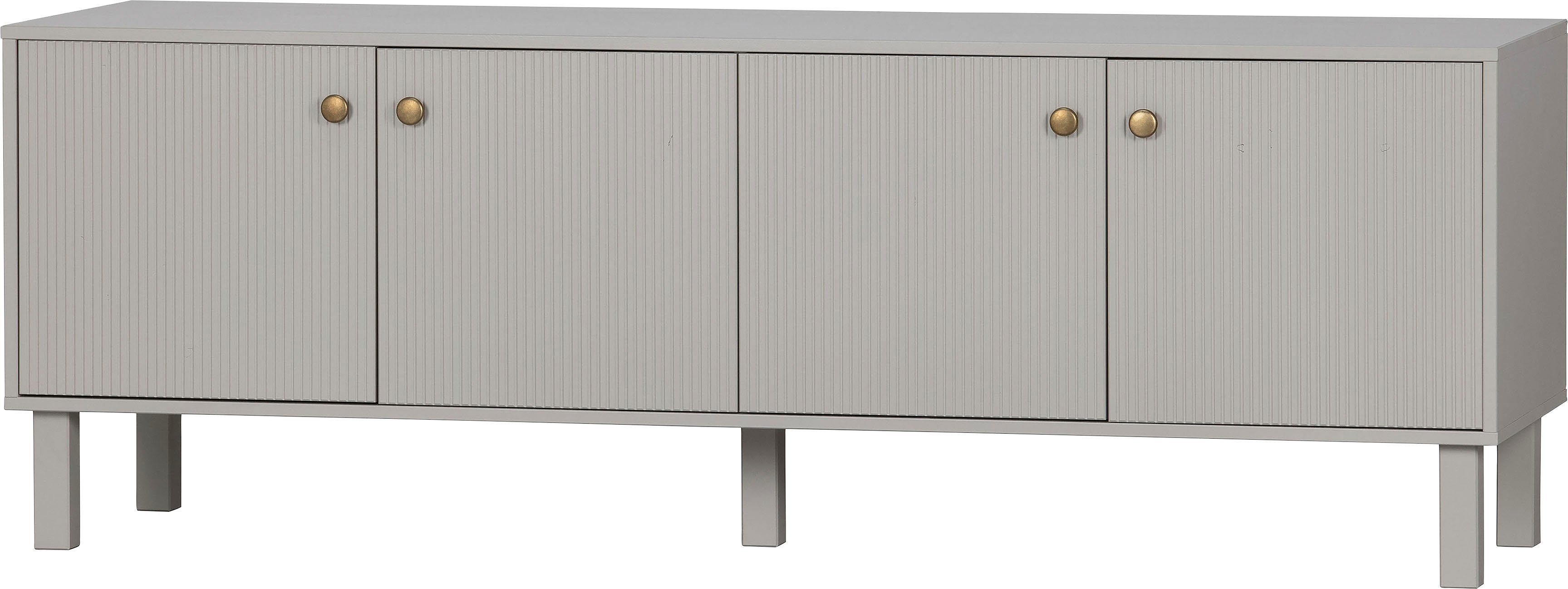 WOOOD Tv-meubel Madu TV-dressoir met 4 planken, h 56 cm x b 160 cm