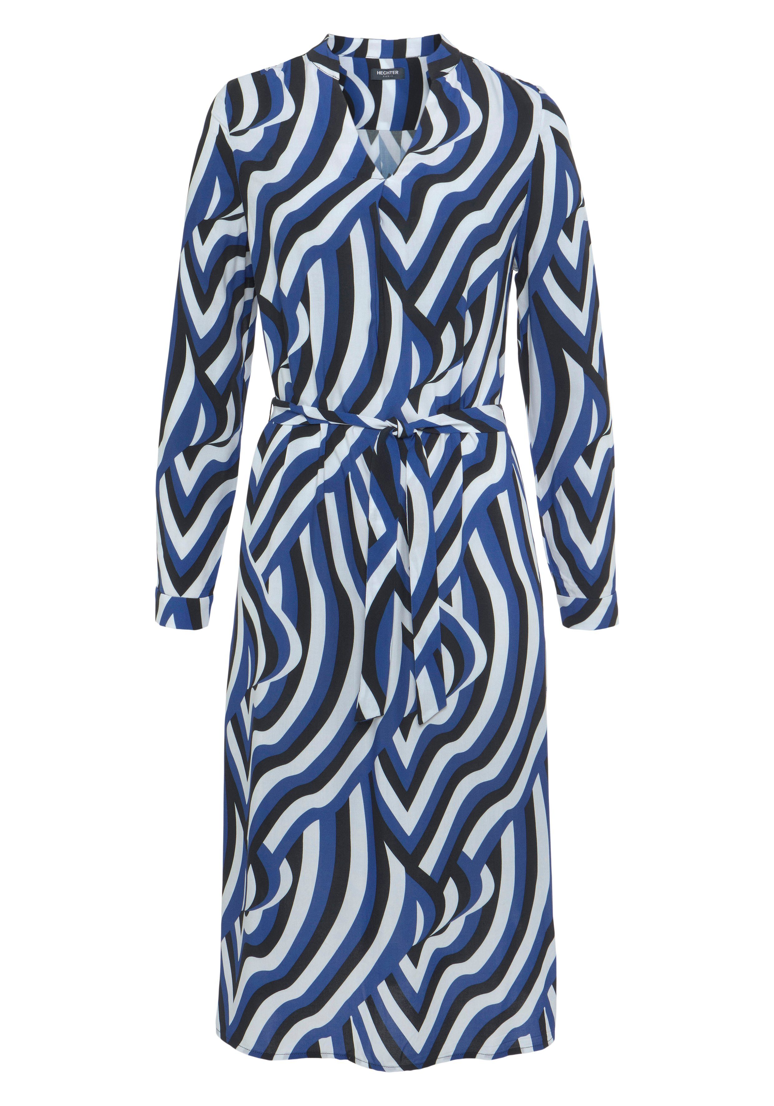HECHTER PARIS Midi-jurk met een bindceintuur