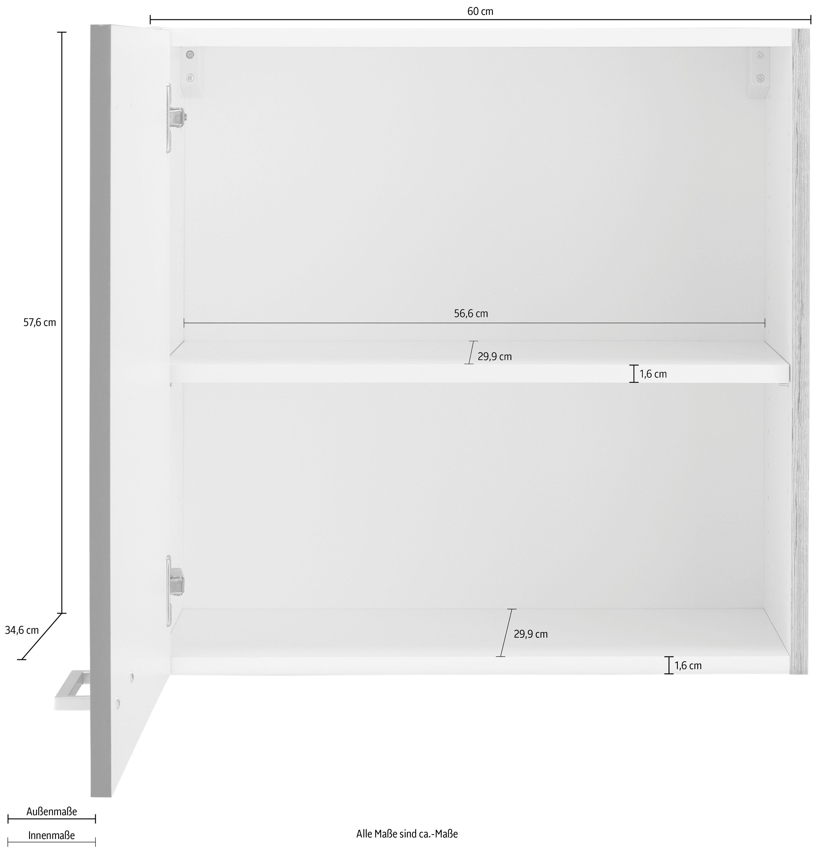 OPTIFIT Hangend kastje Iver Breedte 60 cm, met 1 deur