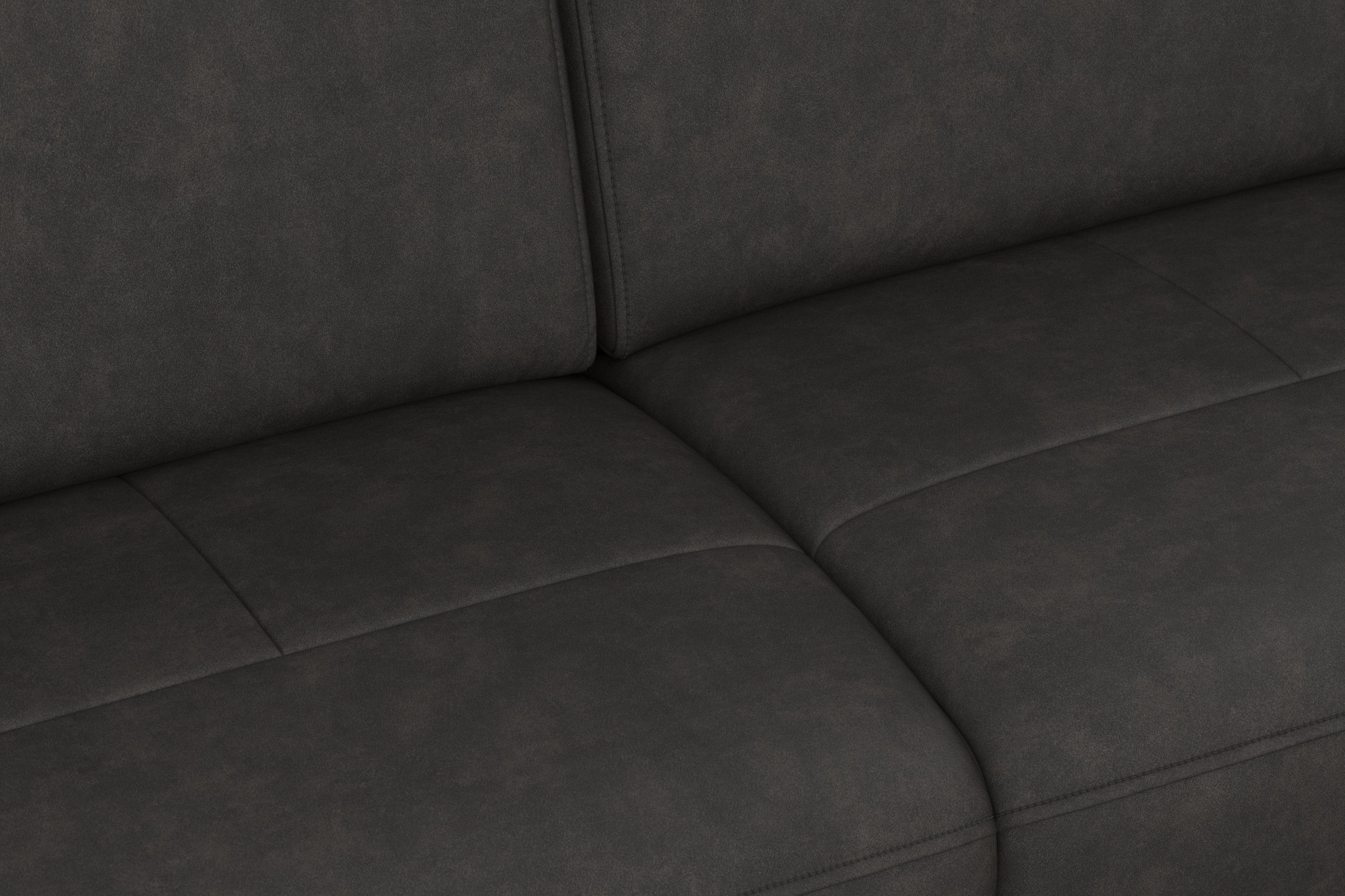 sit&more Hoekbank Freetown L-vorm met verstelbare hoofdsteun en comfortabele binnenvering