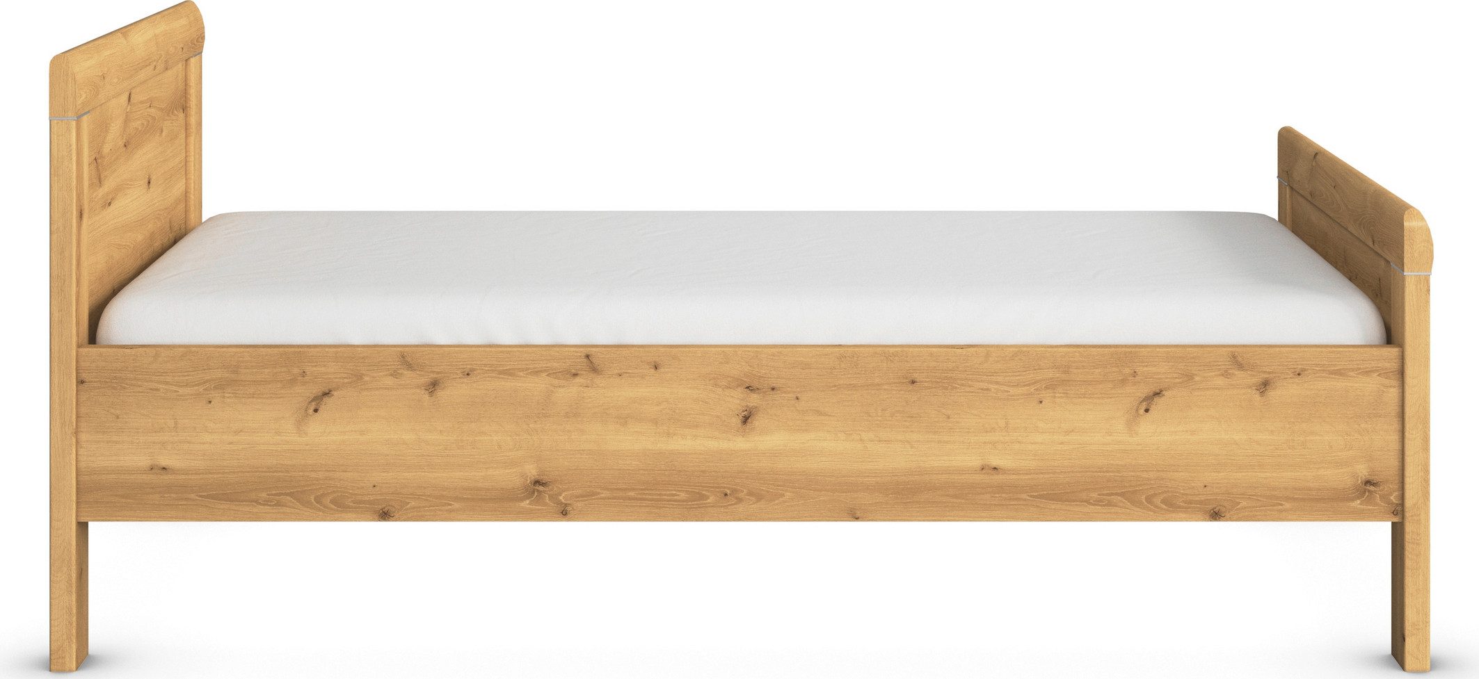 rauch Bed Eenpersoons Stollenbed EVELYN in comfortabele hoogte van houtmateriaal in elegante stijl made in germany