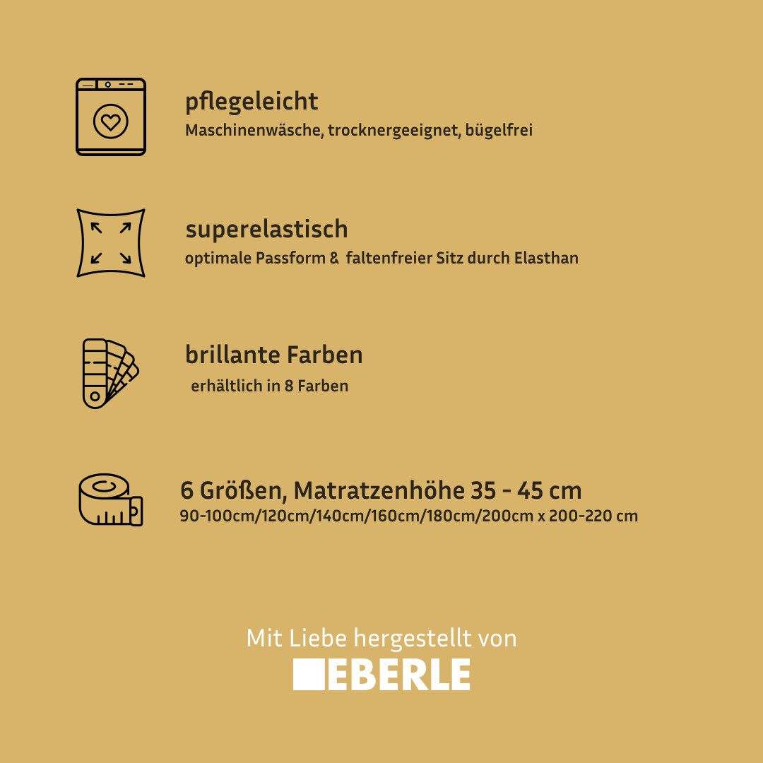 bellana Hoeslaken Jersey-elastaan deluxe voor boxspringbedden en zeer hoge matrassen (1 stuk)