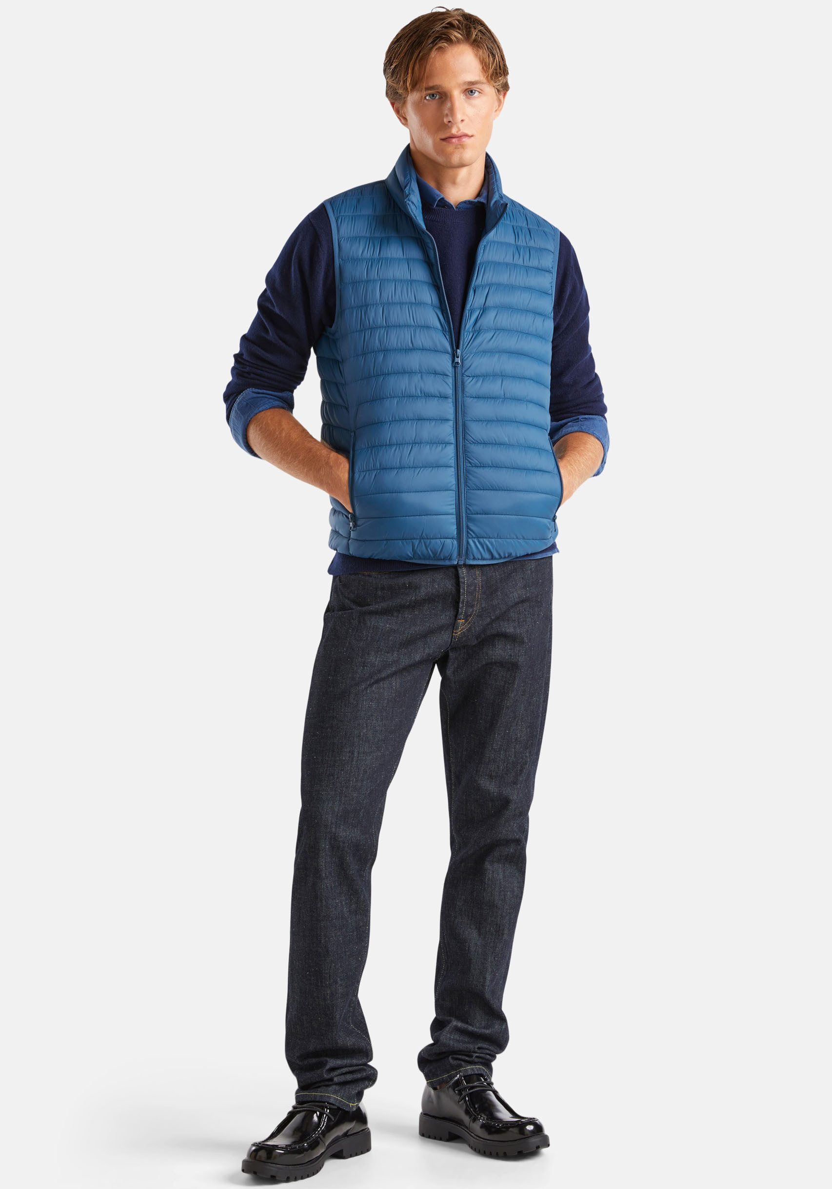 United Colors of Benetton Bodywarmer met ritszakken opzij