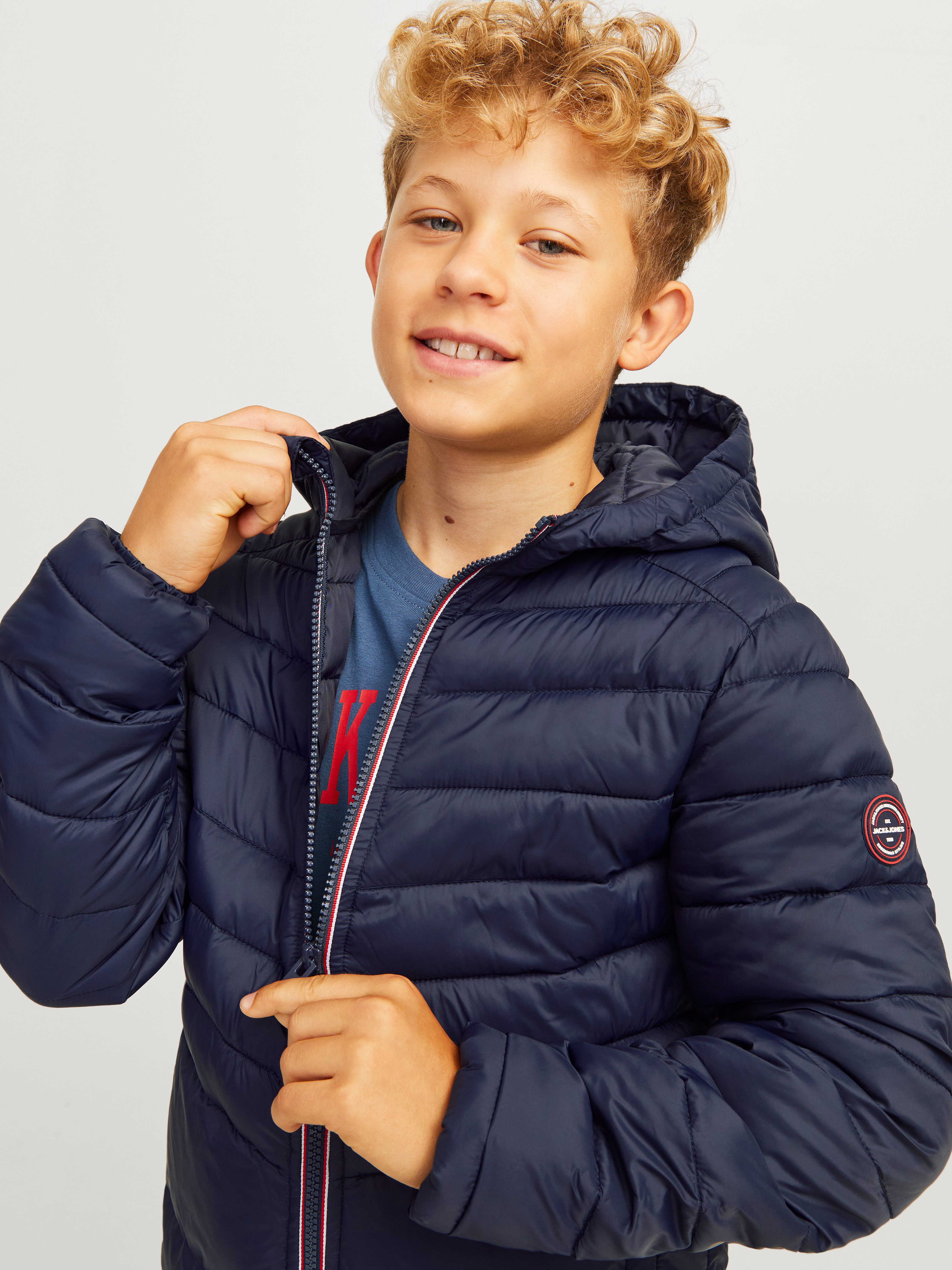 Jack & Jones Junior Gewatteerde jas JJESPRINT PUFFER HOOD NOOS JNR