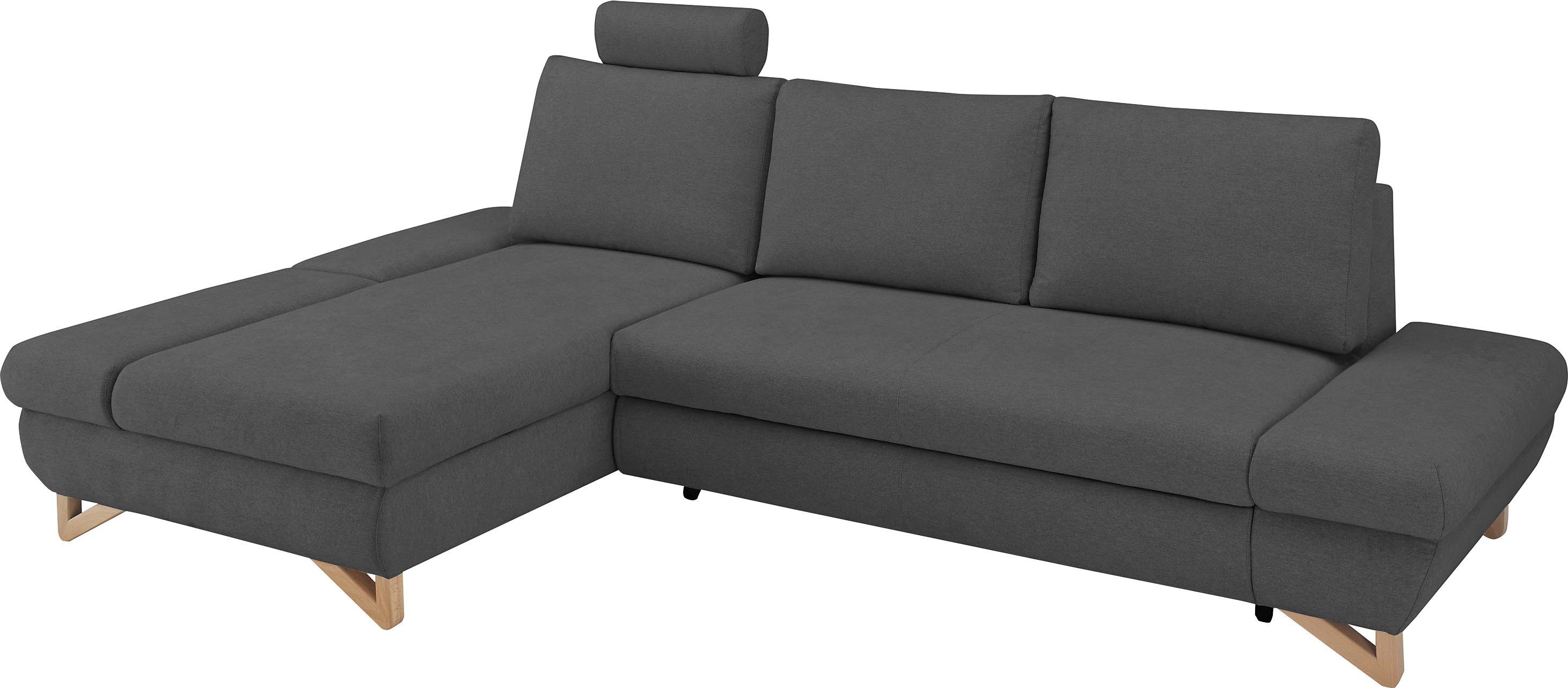 INOSIGN Slaapbank City/Giron comfortabele slaapbank (ligoppervlak 245 x 138 cm) en bedlade
