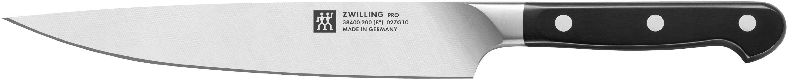 Zwilling Vleesmes PRO Lemmetlengte 20 cm (1-delig) keukenmessen zwart