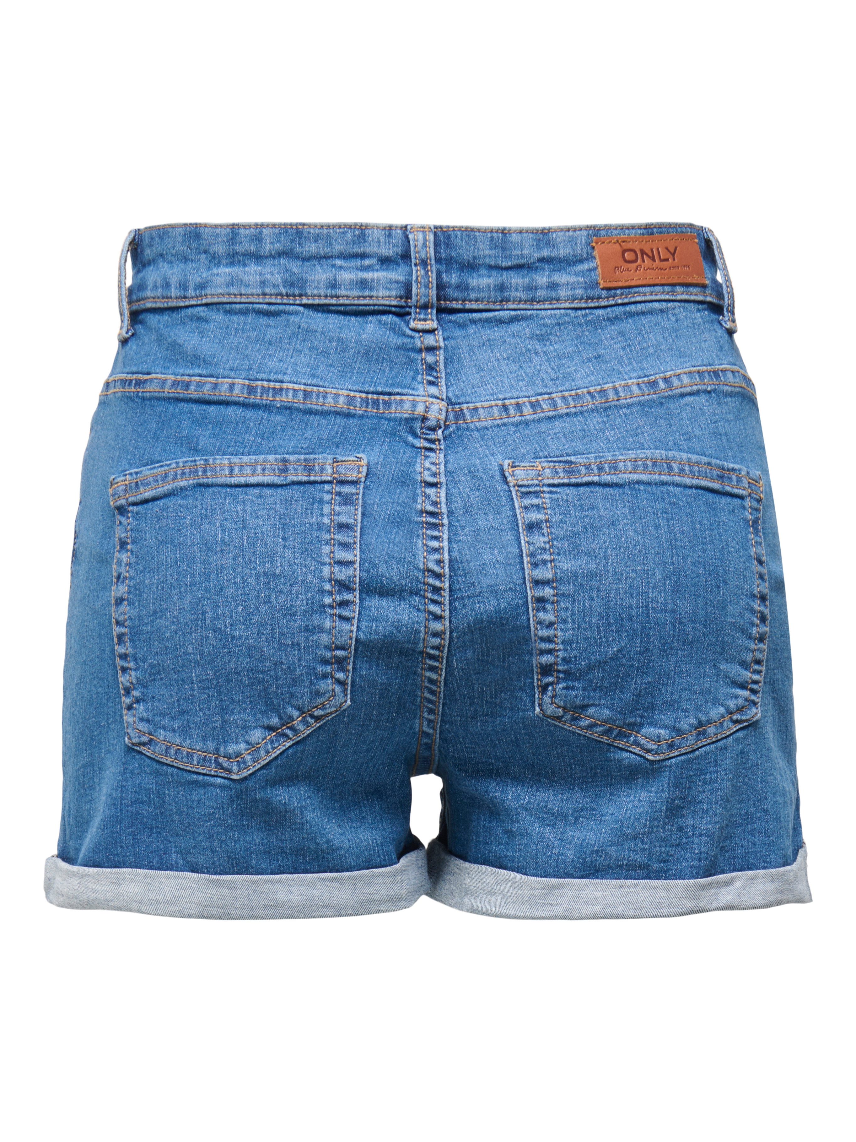 Only Short ONLHUSH HW BUTTON FOLD UP SHORTS DNM PIM
