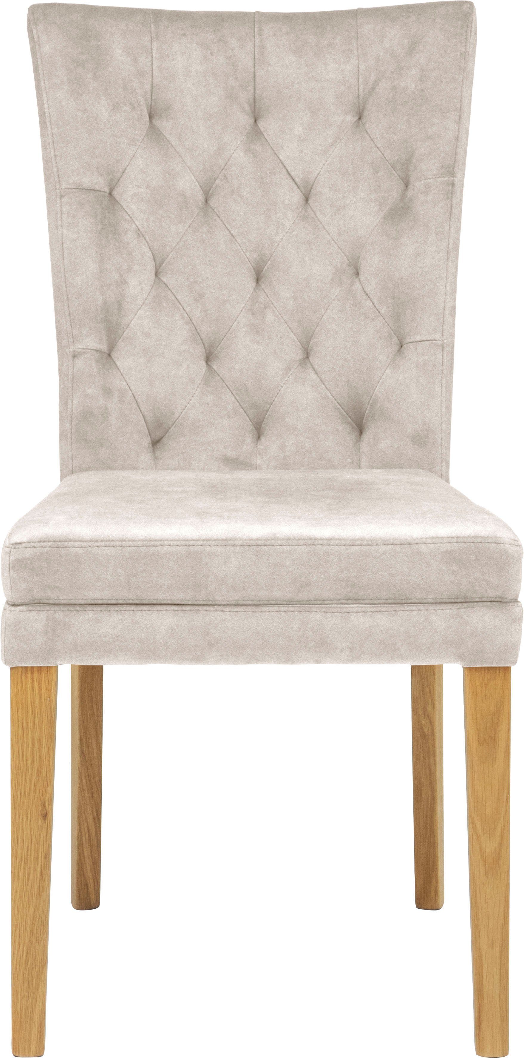 Home affaire Eetkamerstoel Colorado BESTSELLER Polsterstoel Poten in eiken of noten. In set van 2, 4 of 6