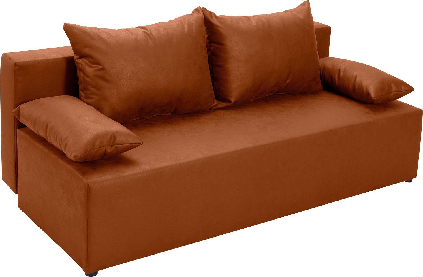 exxpo - sofa fashion Slaapbank Exxpo Tabou, Slaapbank met geweldige Opties Slaapfunctie,bedkist, naar keuze met liftbedfunctie en binnenvering