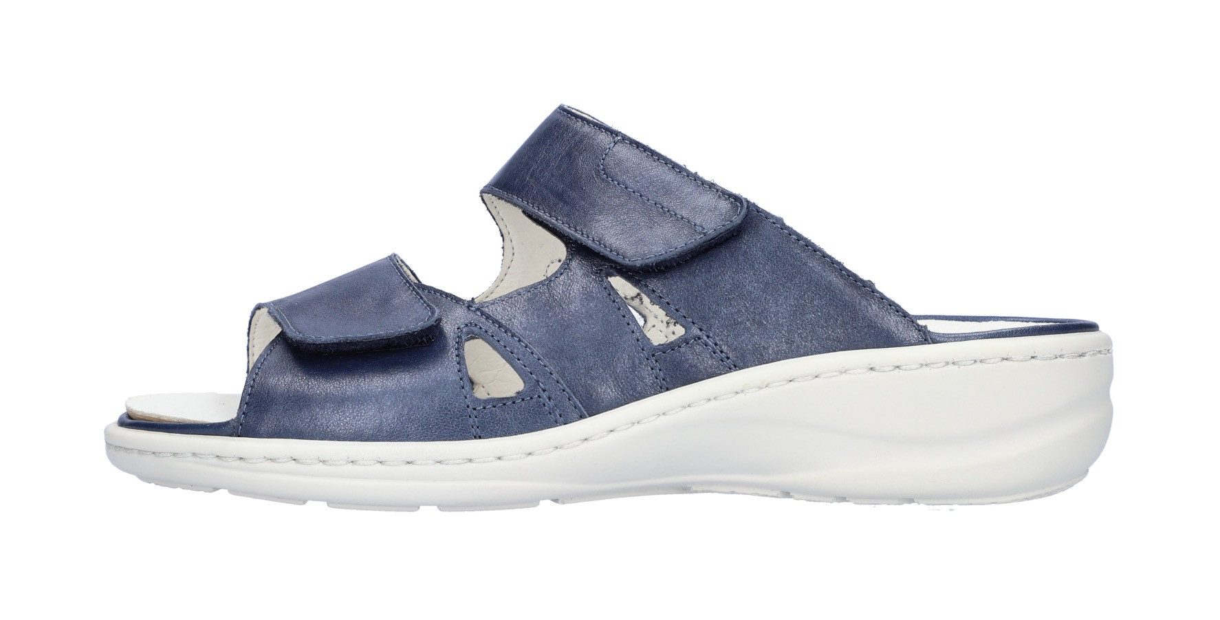 Waldläufer Slippers HERIA , huispantoffel, comfort schoen, zomerschoen in comfortwijdte h (=zeer breed)