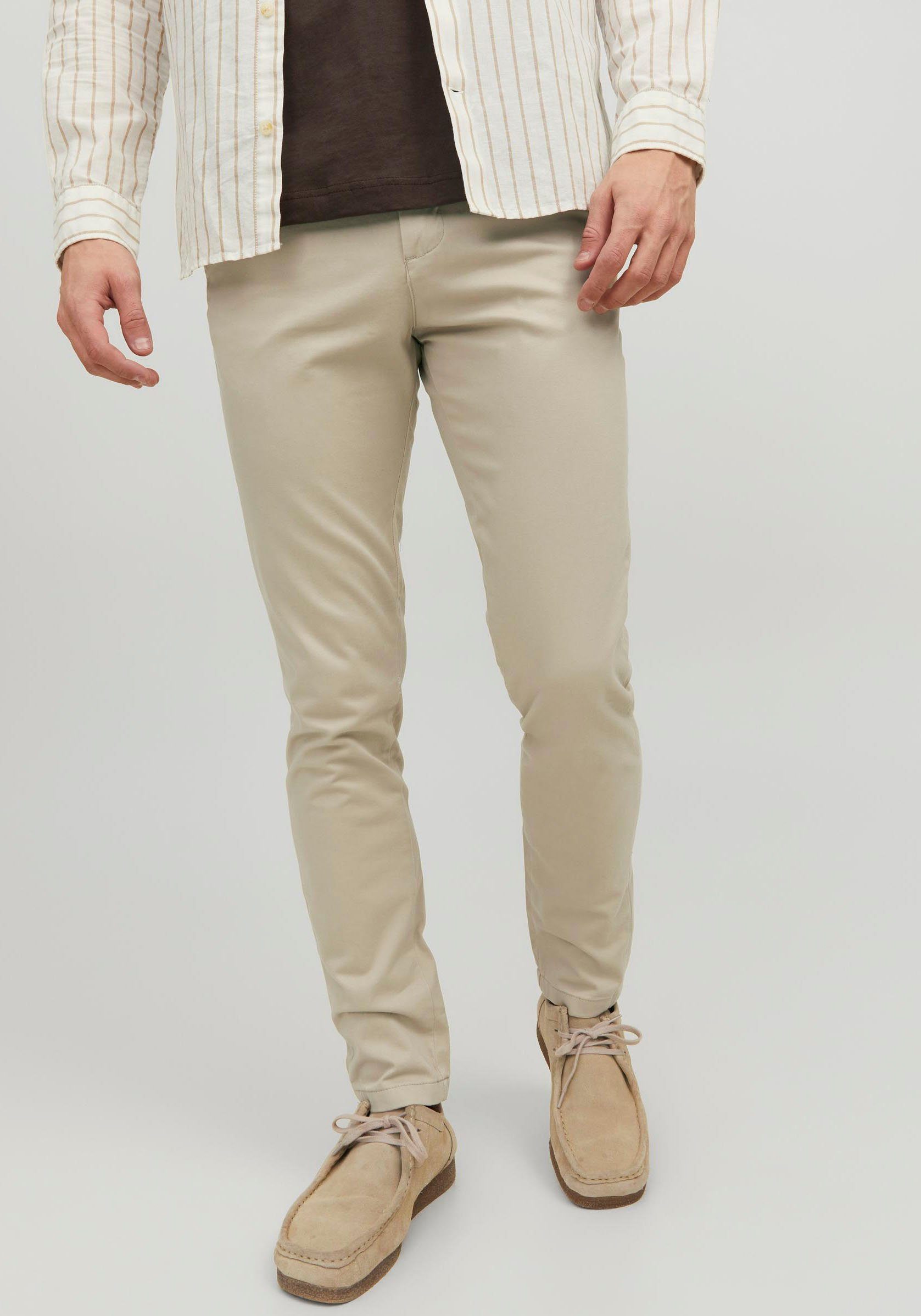 Jack & Jones Chino JPSTMARCO JJBOWIE NOOS heren chino's maat 36 beige