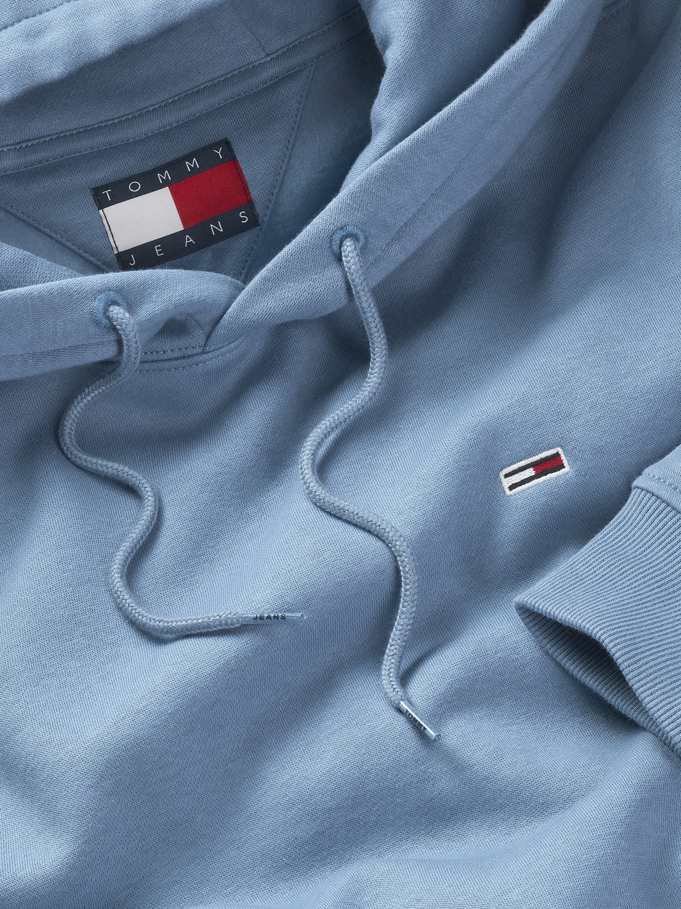TOMMY JEANS Sweatshirt TJM REG S FLAG HOODIE met geborduurd merklogo op borsthoogte