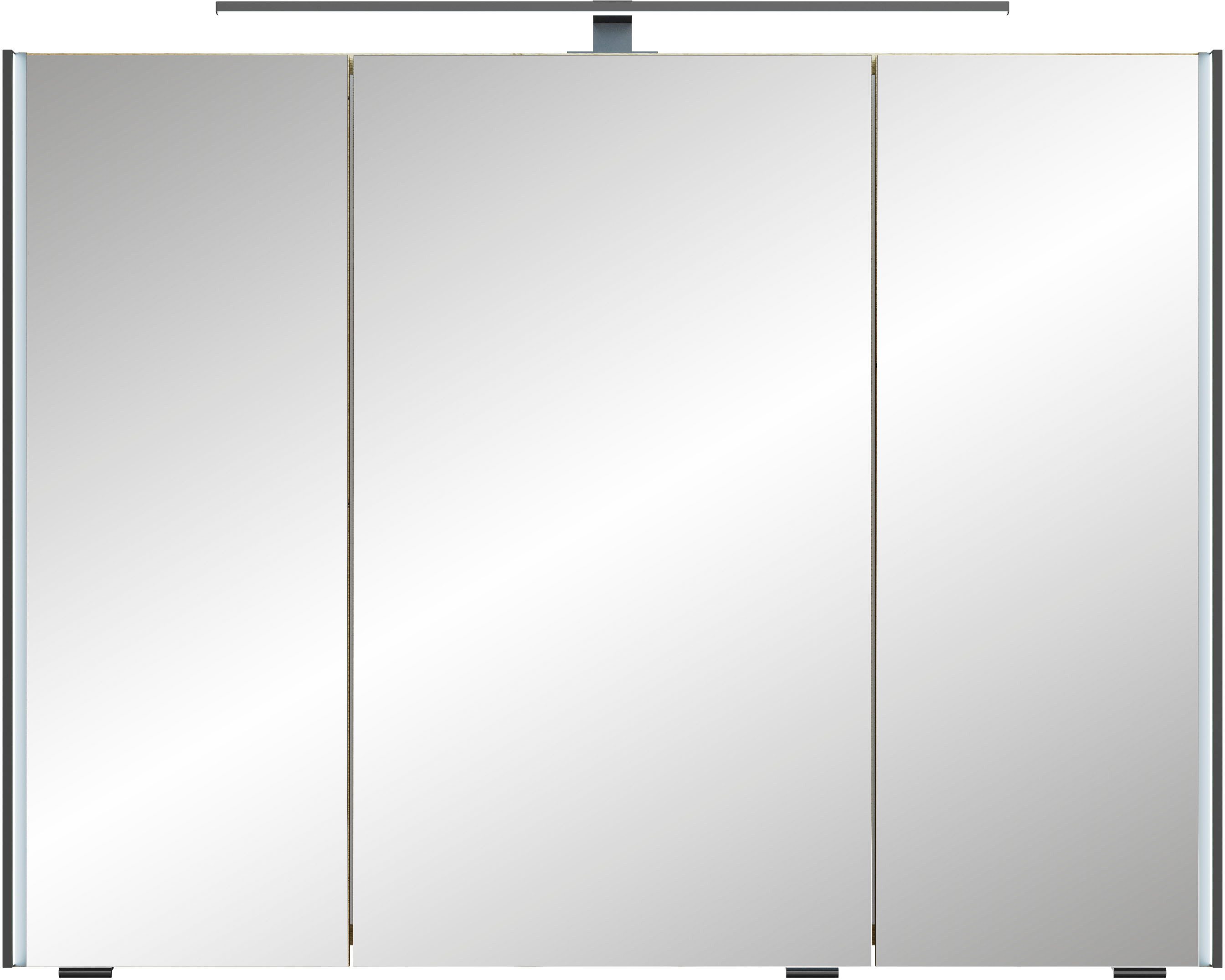 Saphir Spiegelkast Serie 7045 badkamer-spiegelkast inclusief ledverlichting, 3 deuren