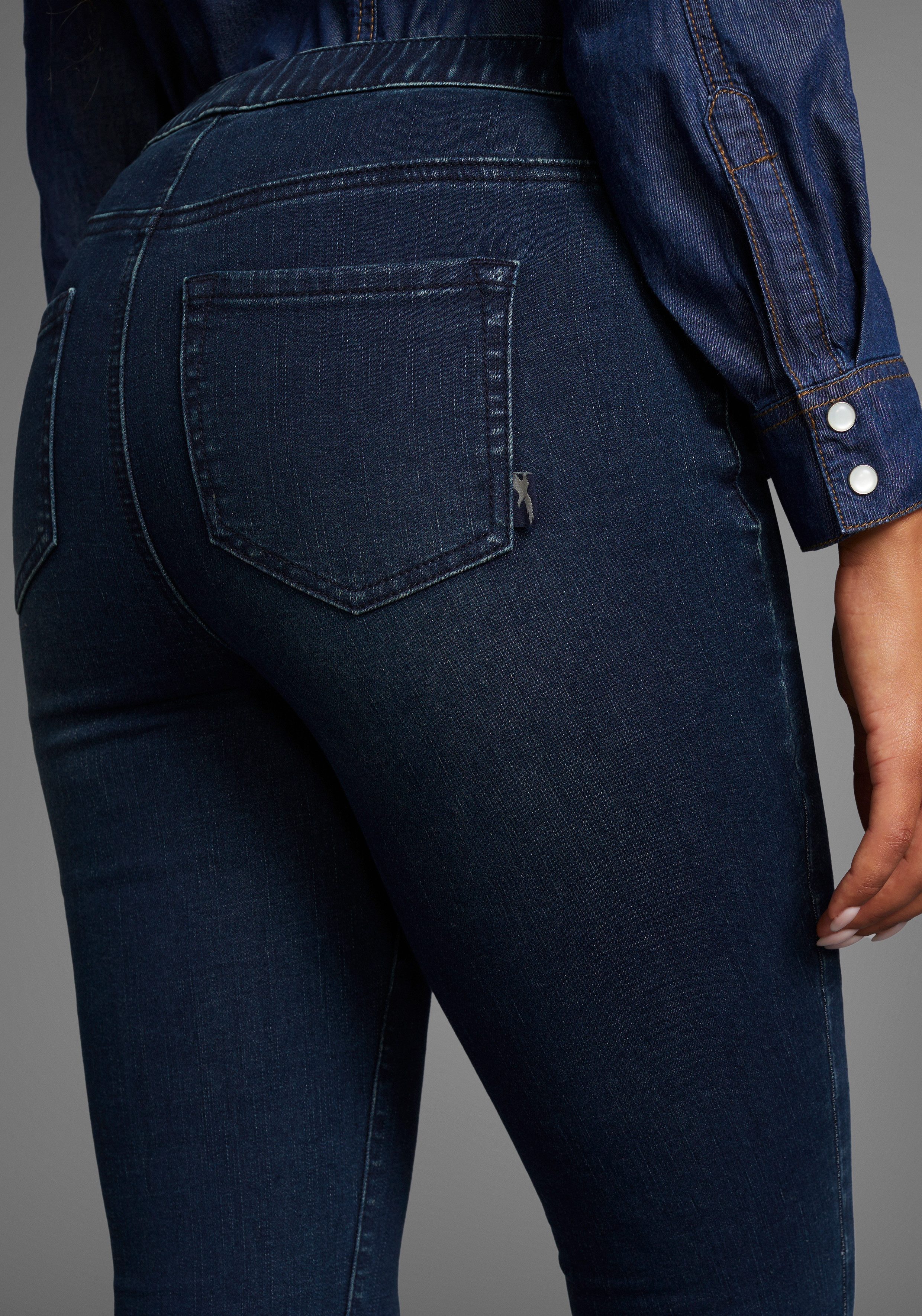 Arizona Jeggings Bootcut met lichte thermo-effect