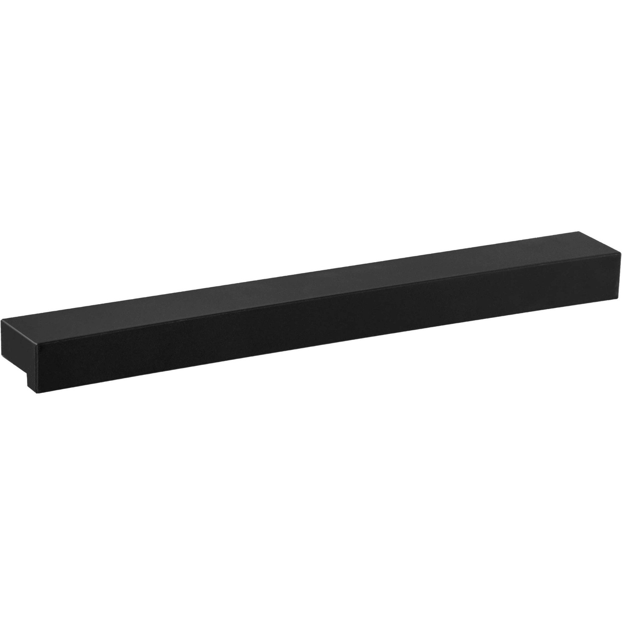 INOSIGN Wastafelonderkast Skara met klep en lade, zwarte grepen, breedte 80 cm, hoogte 55 cm
