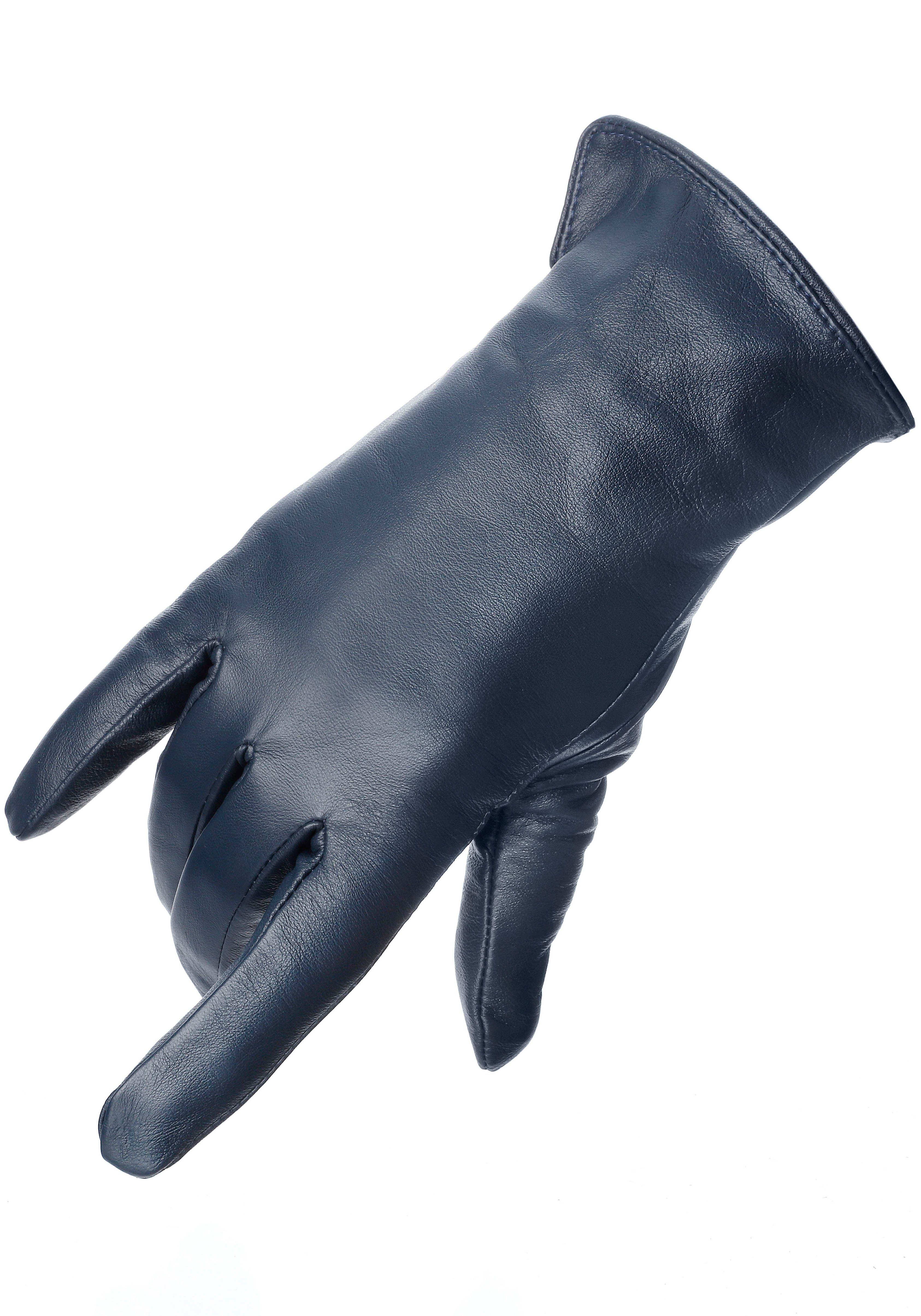 PEARLWOOD Leren handschoenen Pam Glad leren handschoen, zijopening