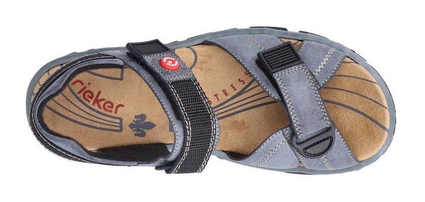 Rieker Sandalen zomerschoen, outdoorschoen, sleehak, in trekkinglook