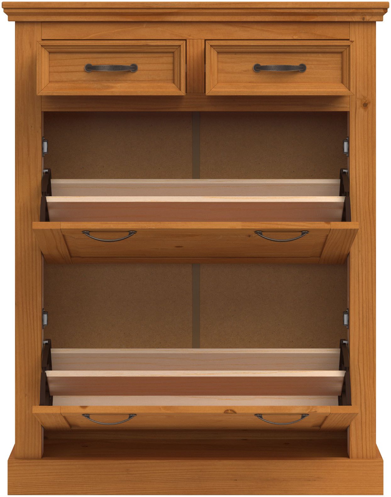 Home affaire Schoenenkast Selma met 2 kleppen en 2 lades, breedte 90 cm