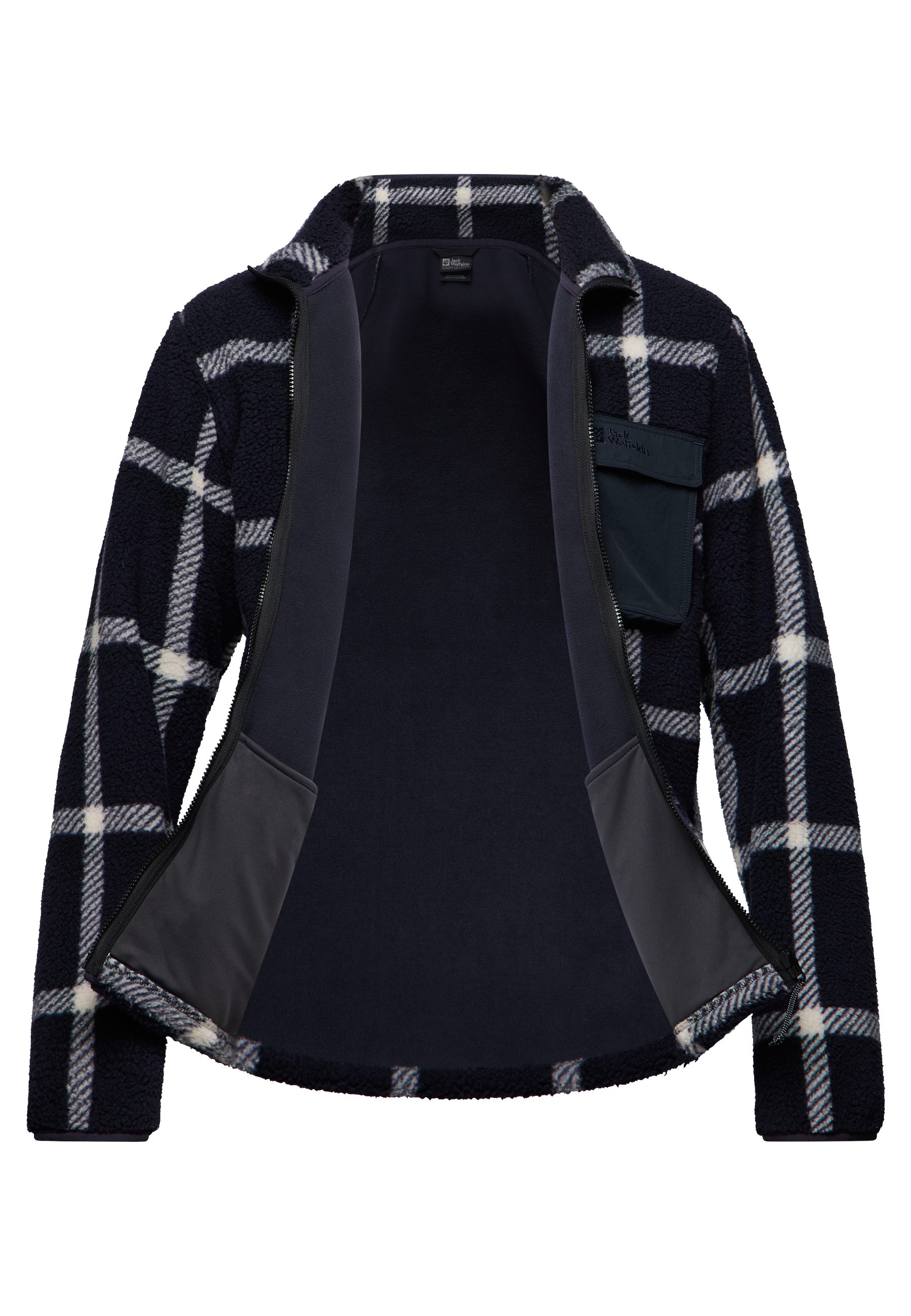 Jack Wolfskin Fleecejack FELSLICHT CHECK JACKET