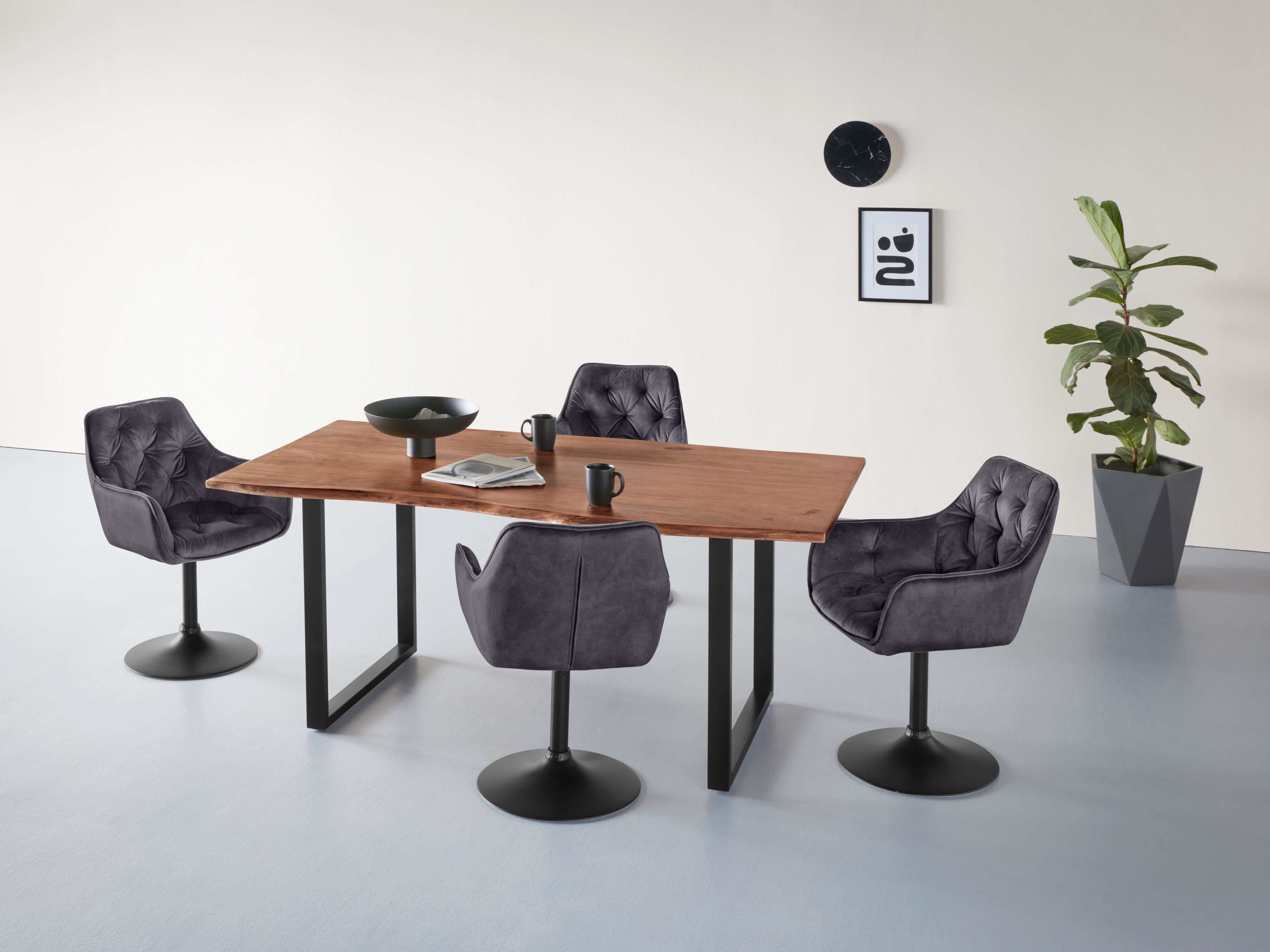 HELA Eetkamerstoel Birte Draaifunctie, als losse stoel of in een (set, 2 stuks)
