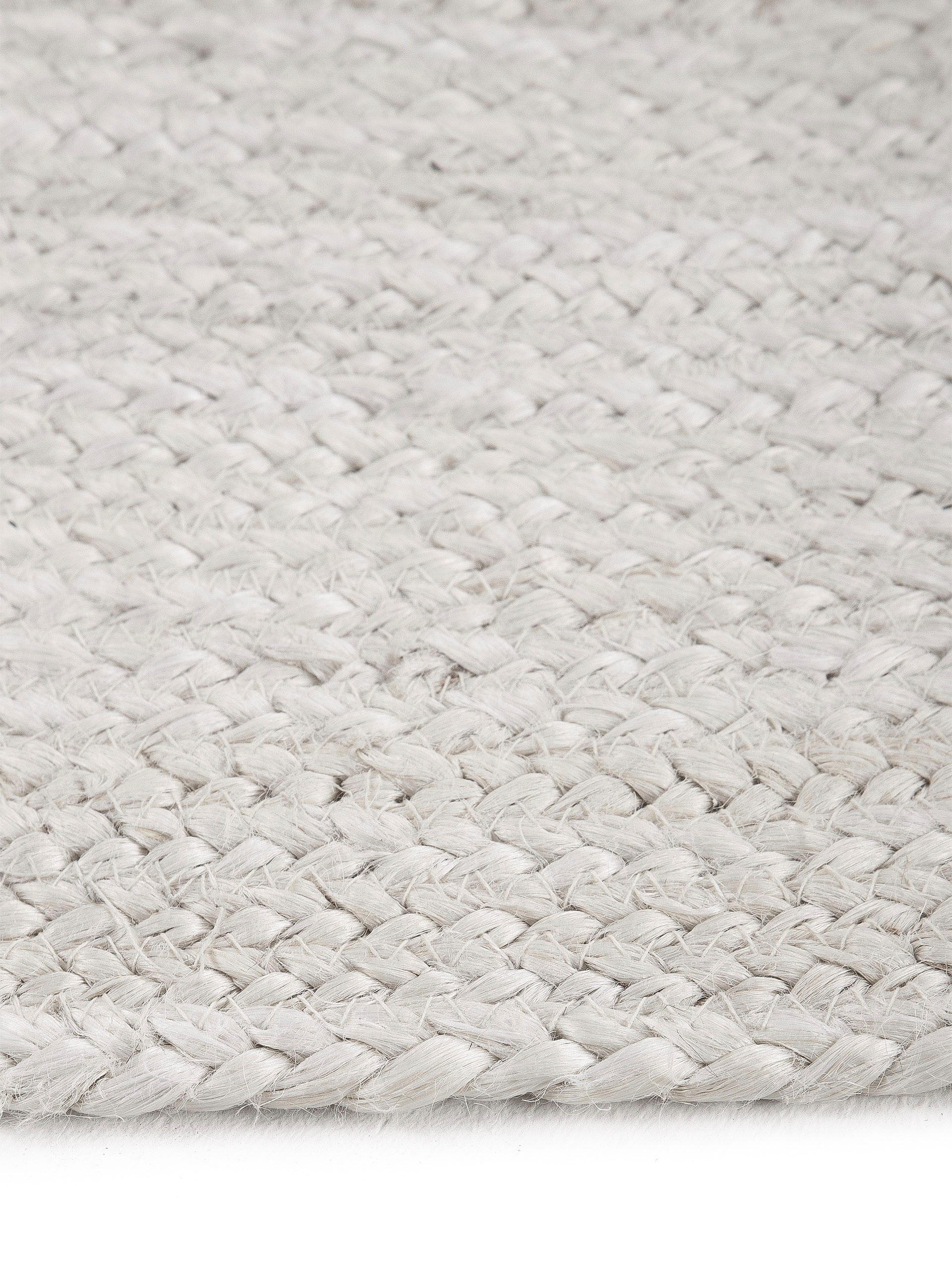 carpetfine Vloerkleed Nele jute-vloerkleed natuurmateriaal gevlochten tweezijdig te gebruiken kleed van 100% jute, in rond en ovaal, vele maten