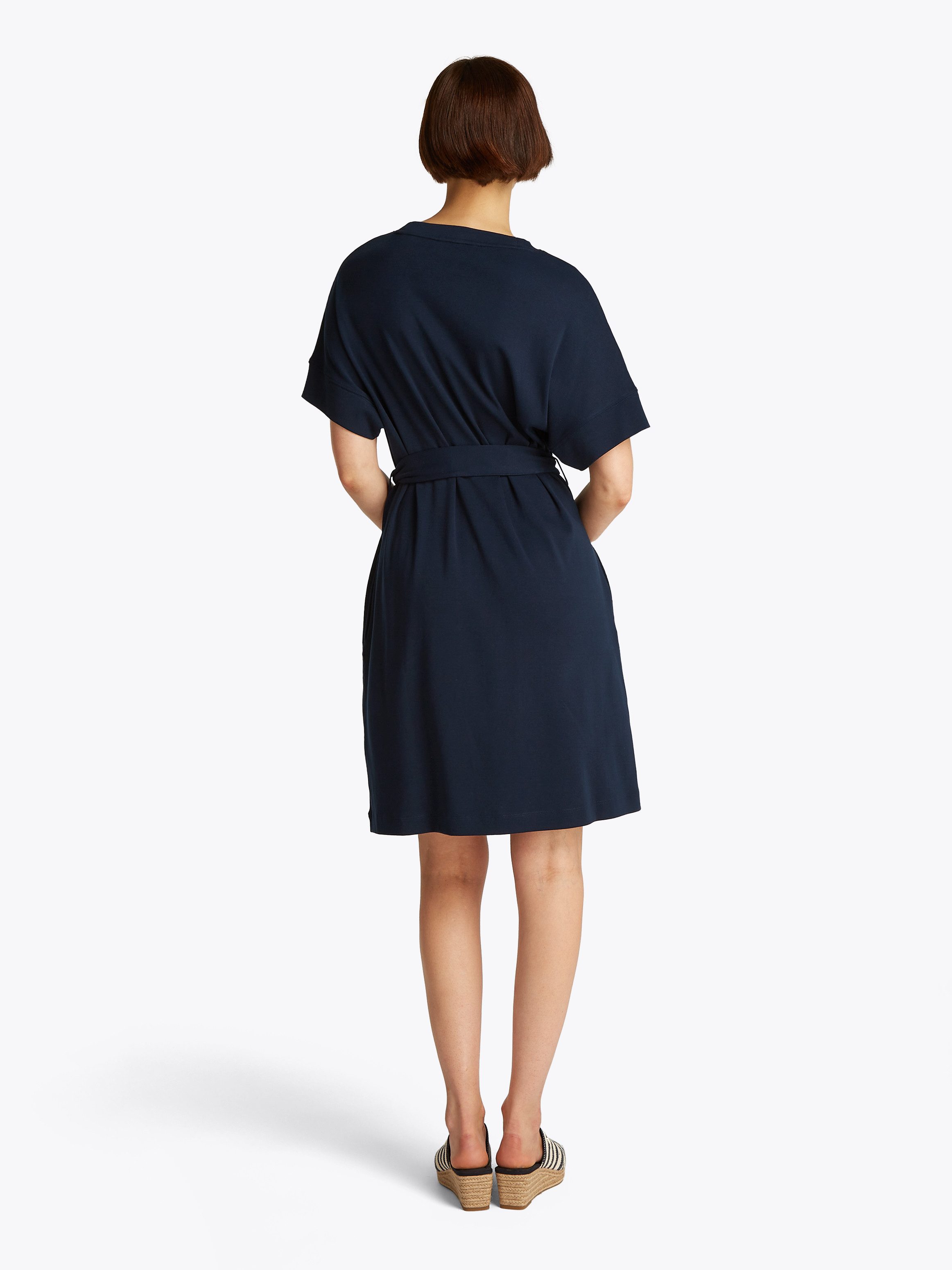 Tommy Hilfiger Blousejurk MODERN CODY DRESS met geborduurd logo