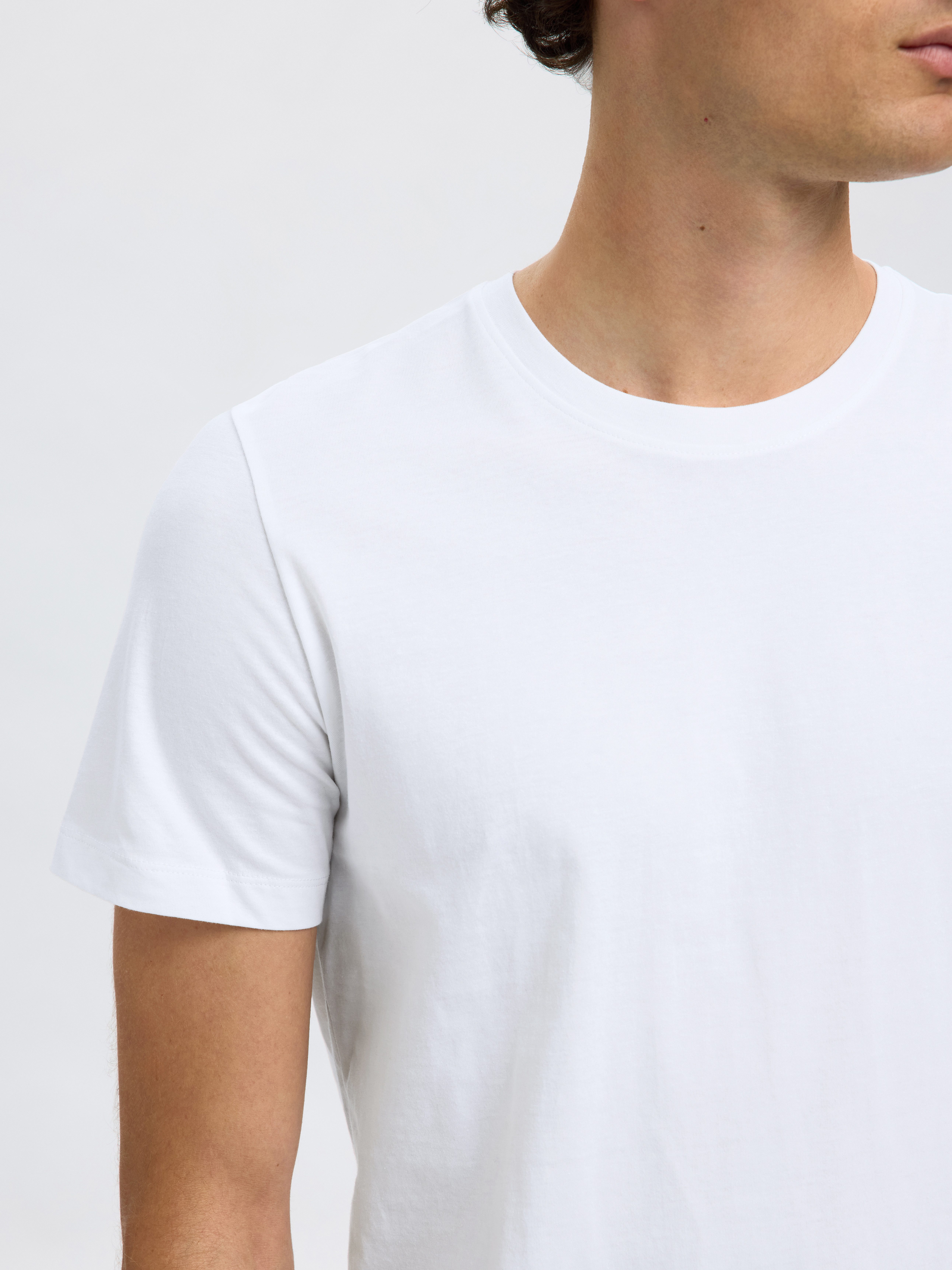 SELECTED HOMME Shirt met ronde hals SLHCORMAC SS O-NECK TEE 5 PACK NOOS (set, 5-delig)