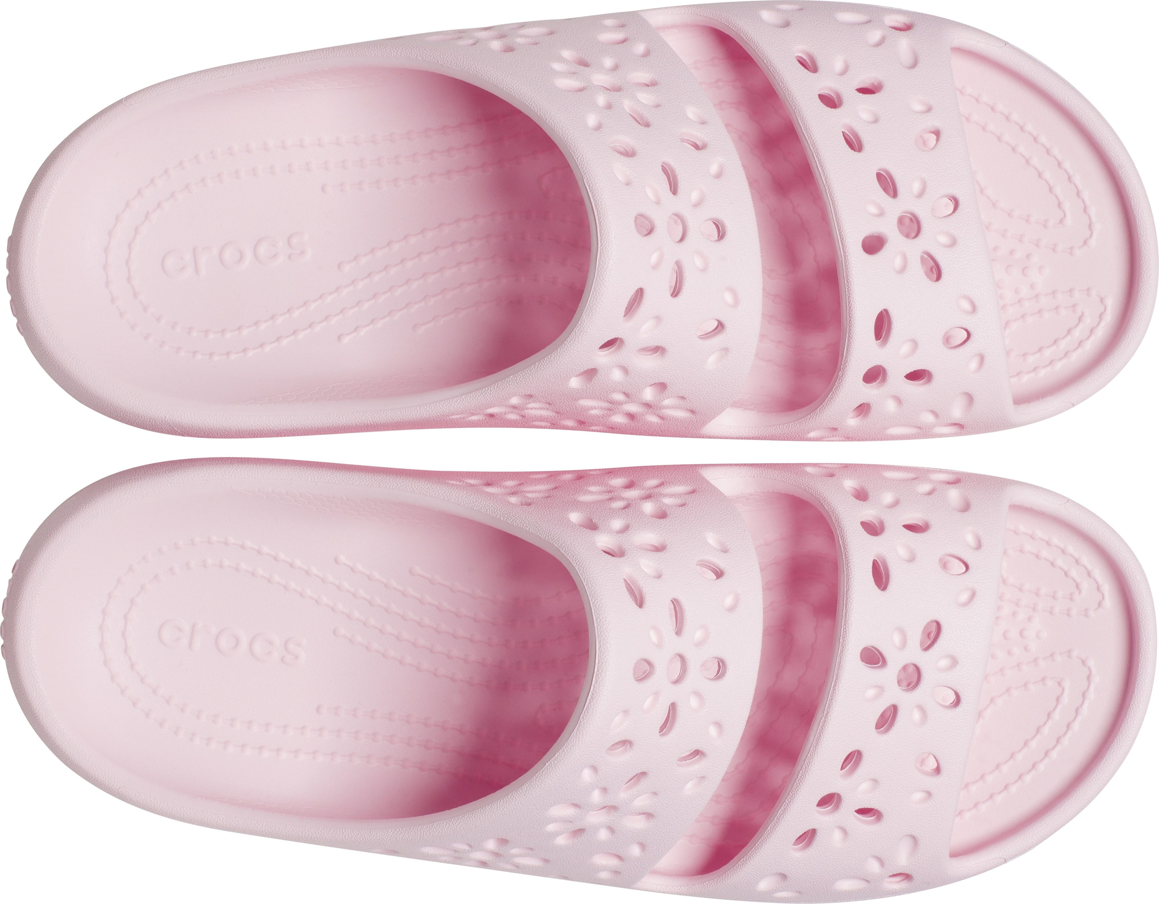 Crocs Badslippers Classic Floral Cut Out Sandal