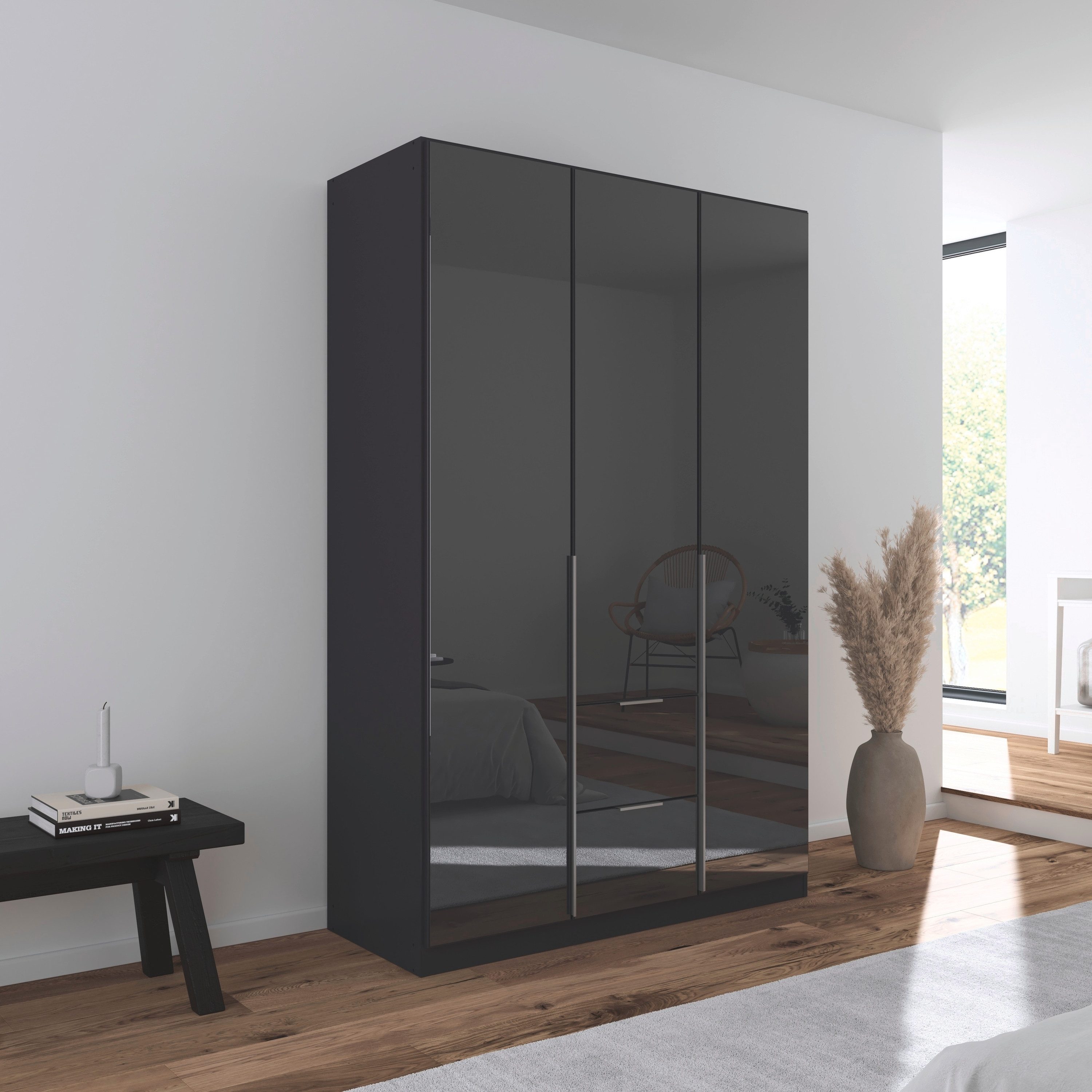 rauch Draaideurkast Kledingkasten kast garderobe AGORDO met glazen front