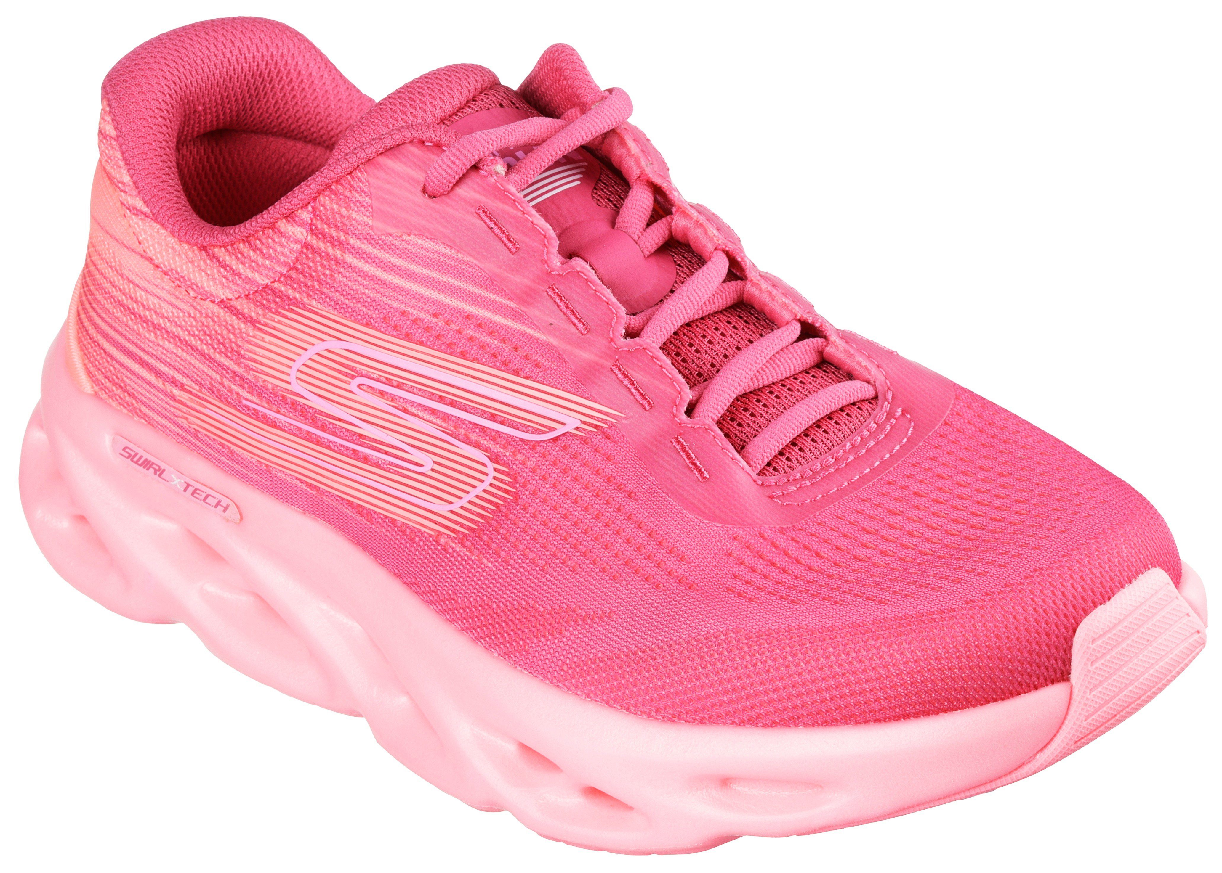 Skechers Sneakers GO RUN SWIRL TECH SPEED-ULTIMATE STRIDE met goodyear rubber zool, vrijetijdsschoen, lage schoen, veterschoen