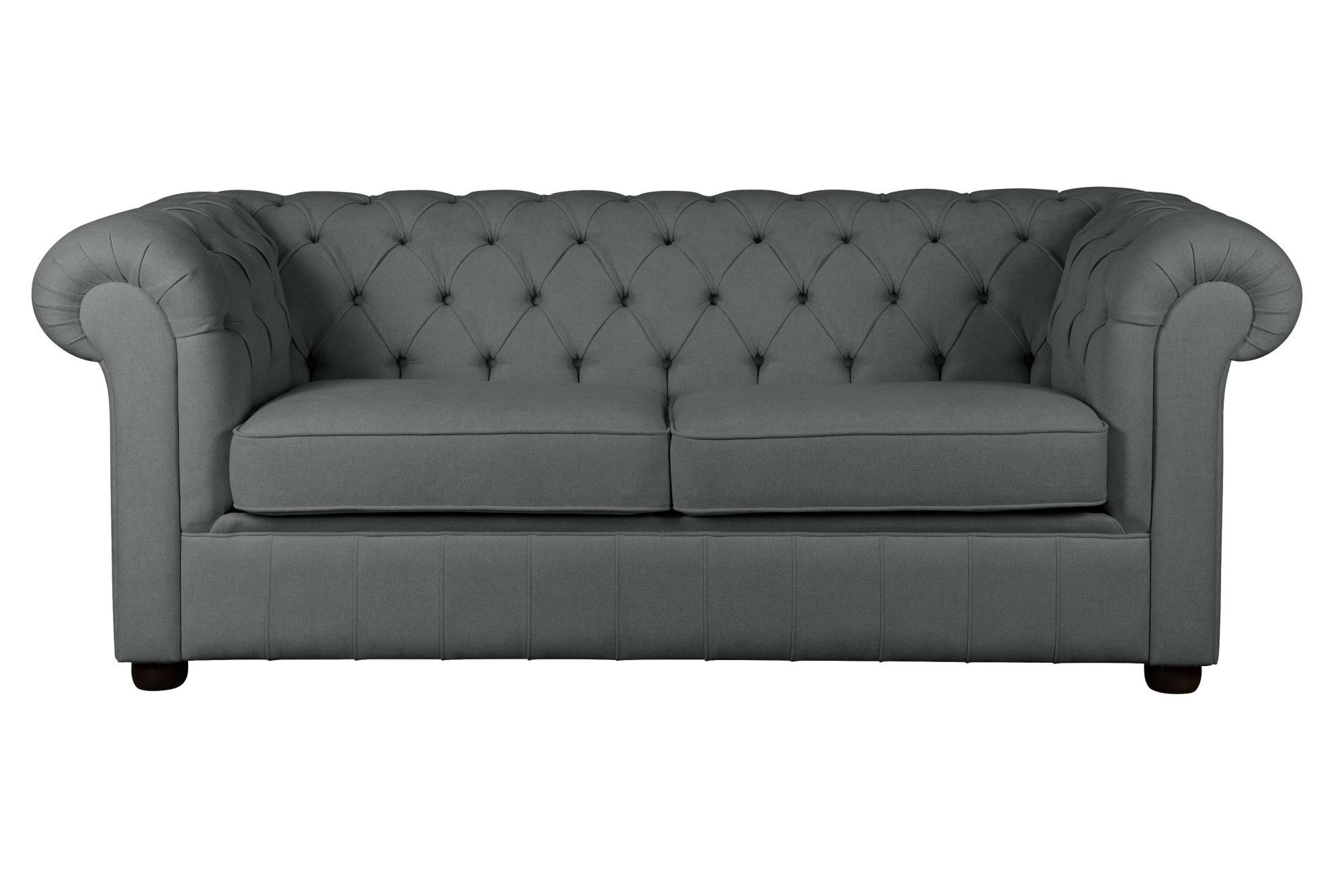 Home affaire 3-zitsbank CHARENTE, optionele slaapbank, Chesterfield-sofa, bedfunctie met edele knoopbevestiging en typische armleuningen, b/d/h 198/89/74 cm