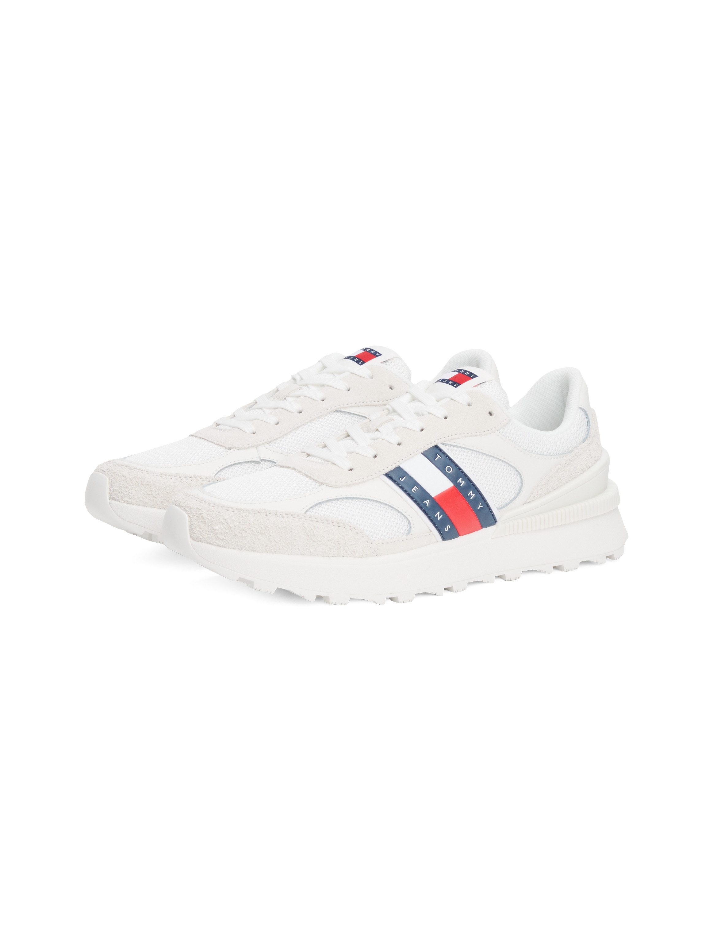 TOMMY JEANS Sneakers TJM TECHNICAL RUNNER ESS , vrijetijdsschoen, halfschoen, veterschoen met gepolsterde schacht