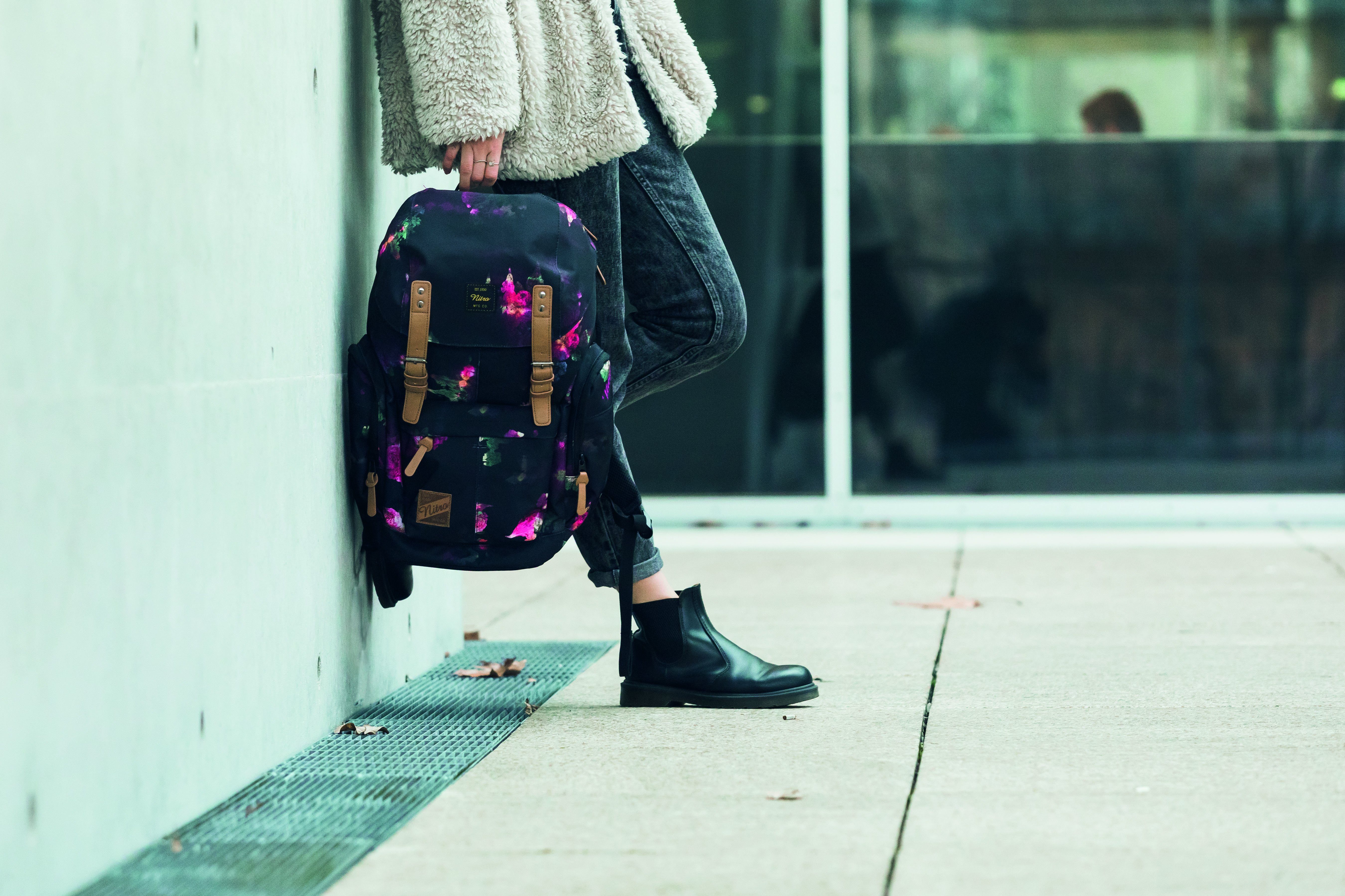 NITRO Vrijetijdsrugzak Daypacker met laptopvak, schoolrugzak, wandelaarsrugzak of streetpack