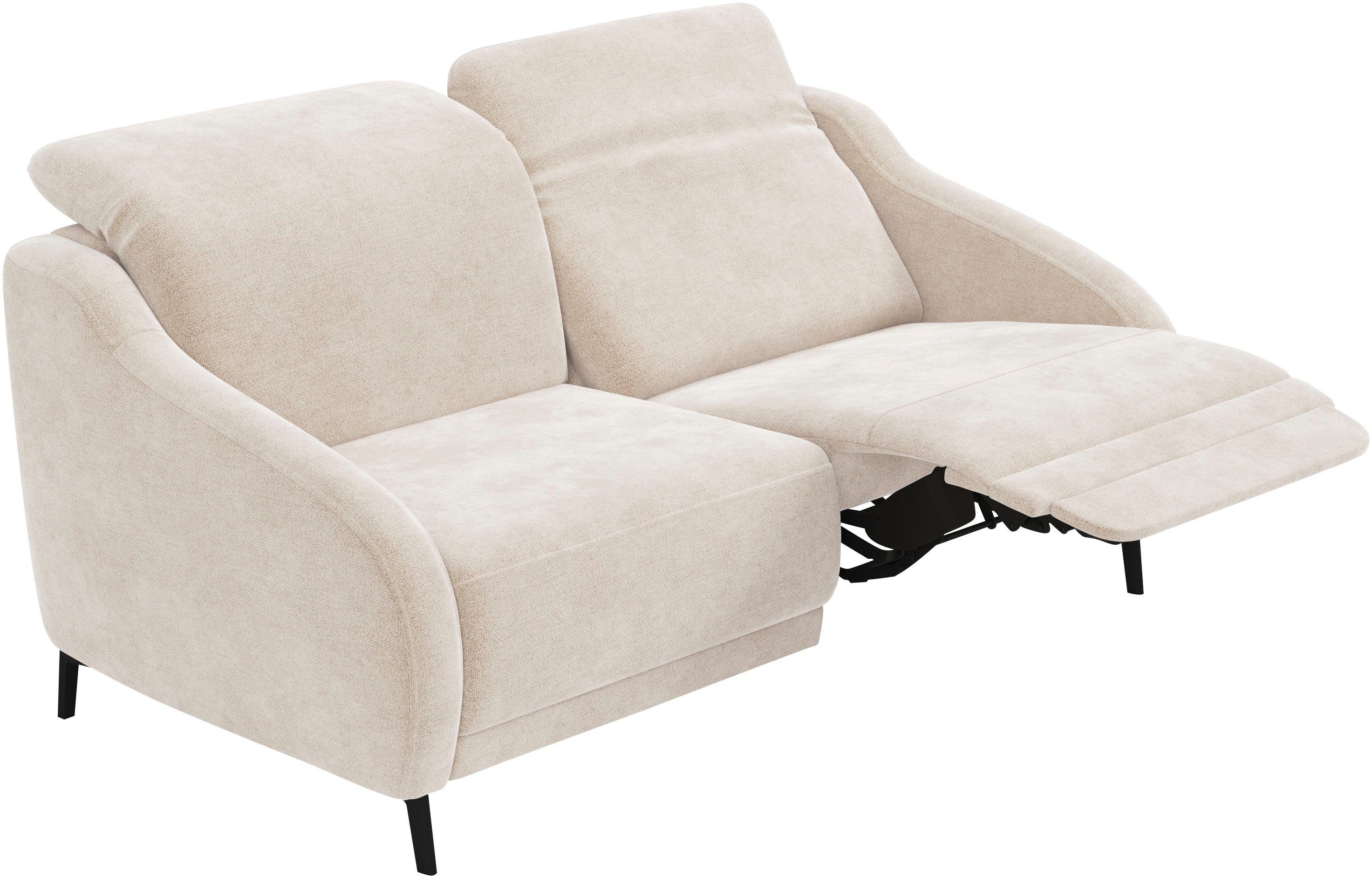 sit&more 3-zitsbank Blues naar keuze met klaptafel en usb
