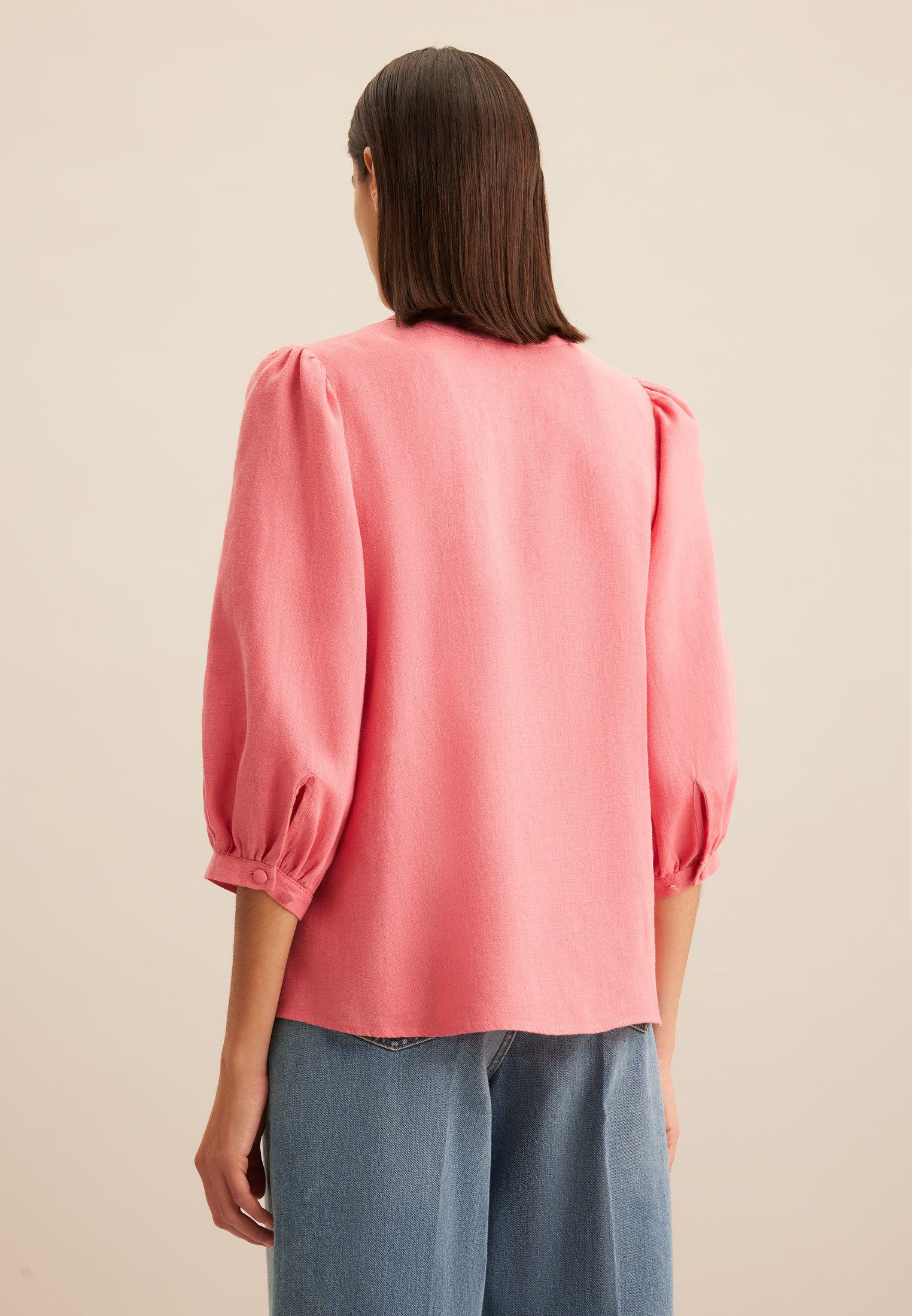 seidensticker Klassieke blouse Zwarte roos