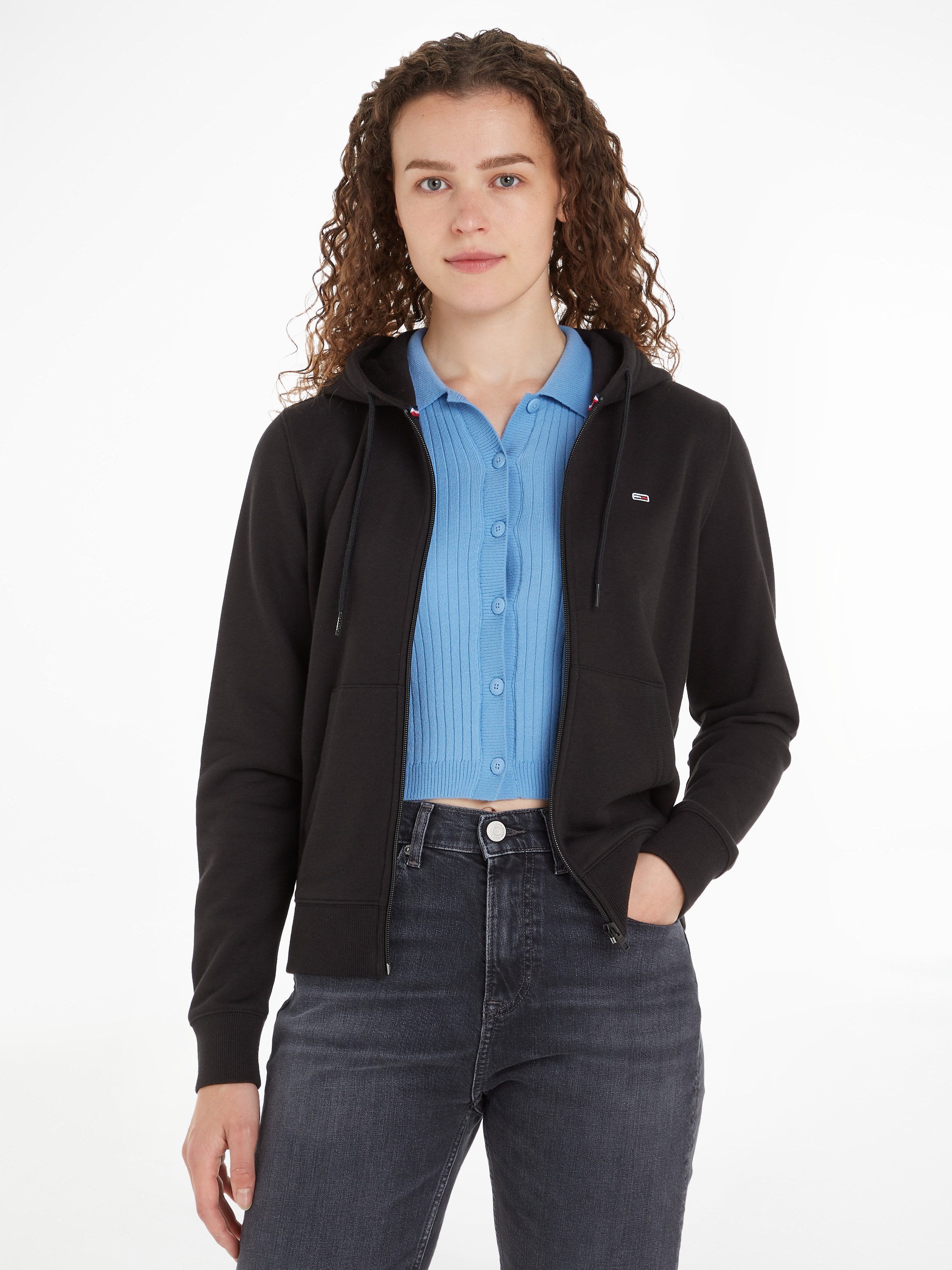 TOMMY JEANS Sweatvest TJW REG S FLAG ZIP THRU