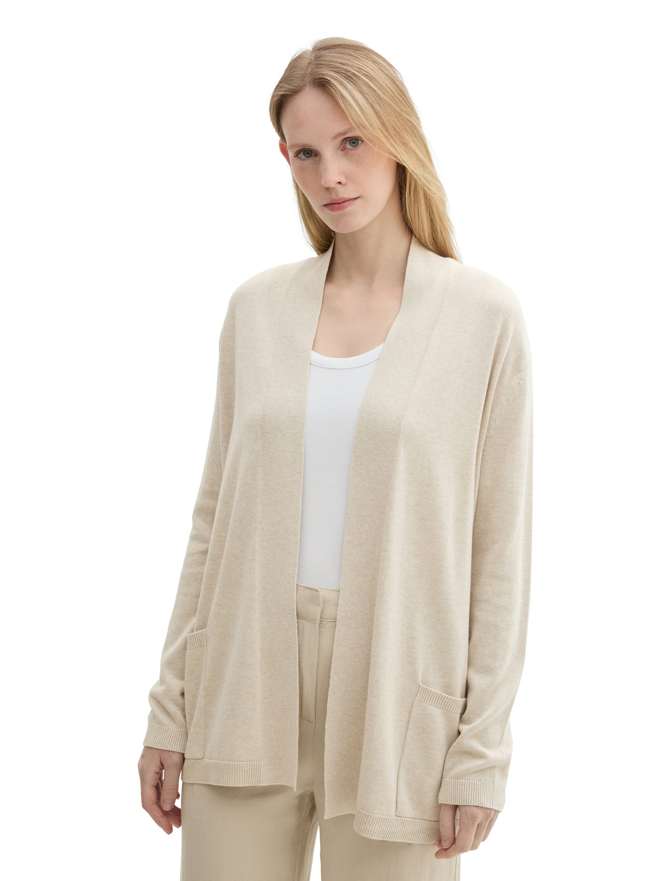 Tom Tailor Cardigan open en met zijzakken