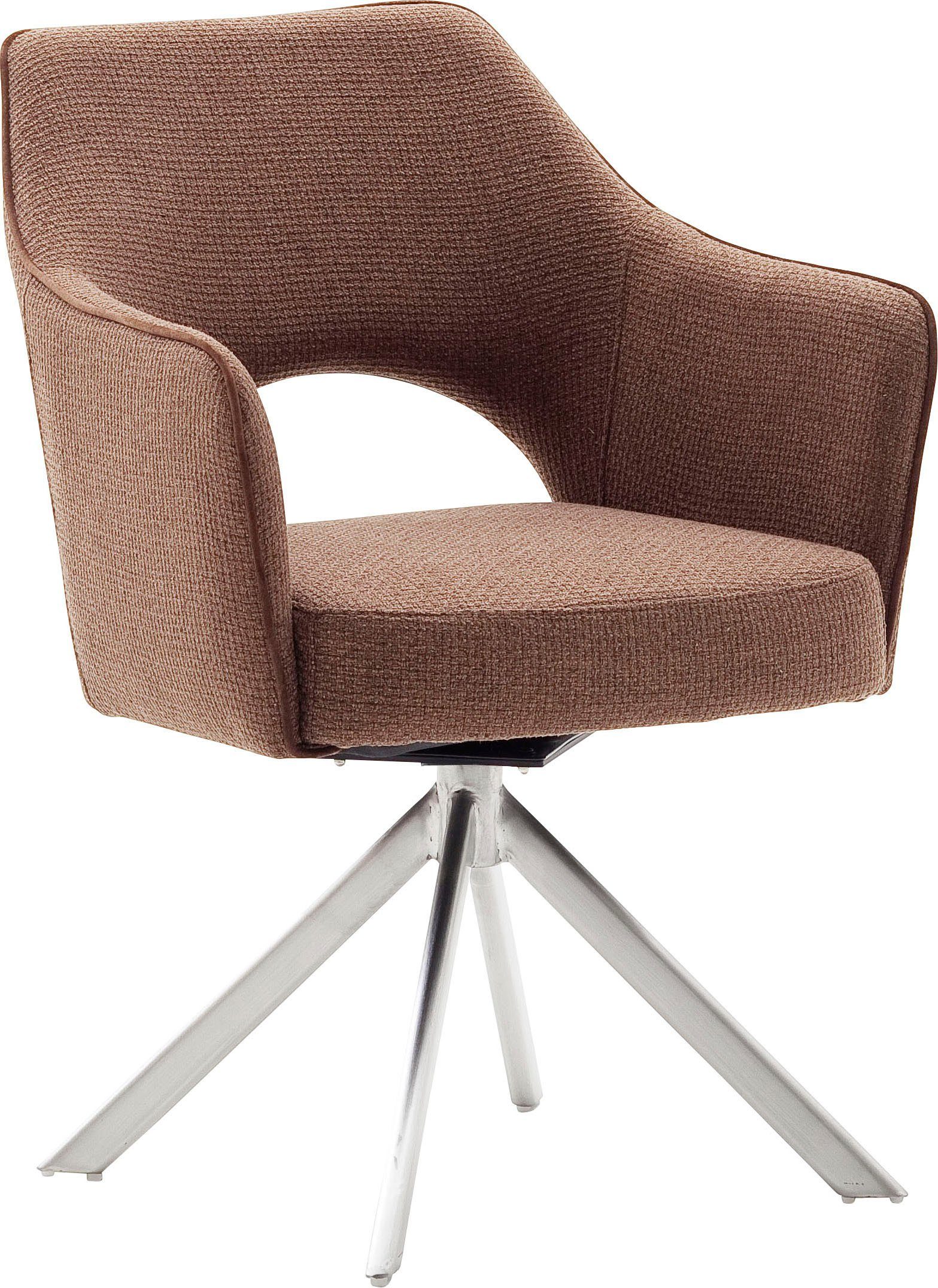 MCA furniture Stoel met 4 poten Tonala (2-set), 180° draaibaar, belastbaarheid 120 kg, zithoogte ca. 49 cm (2 stuks)